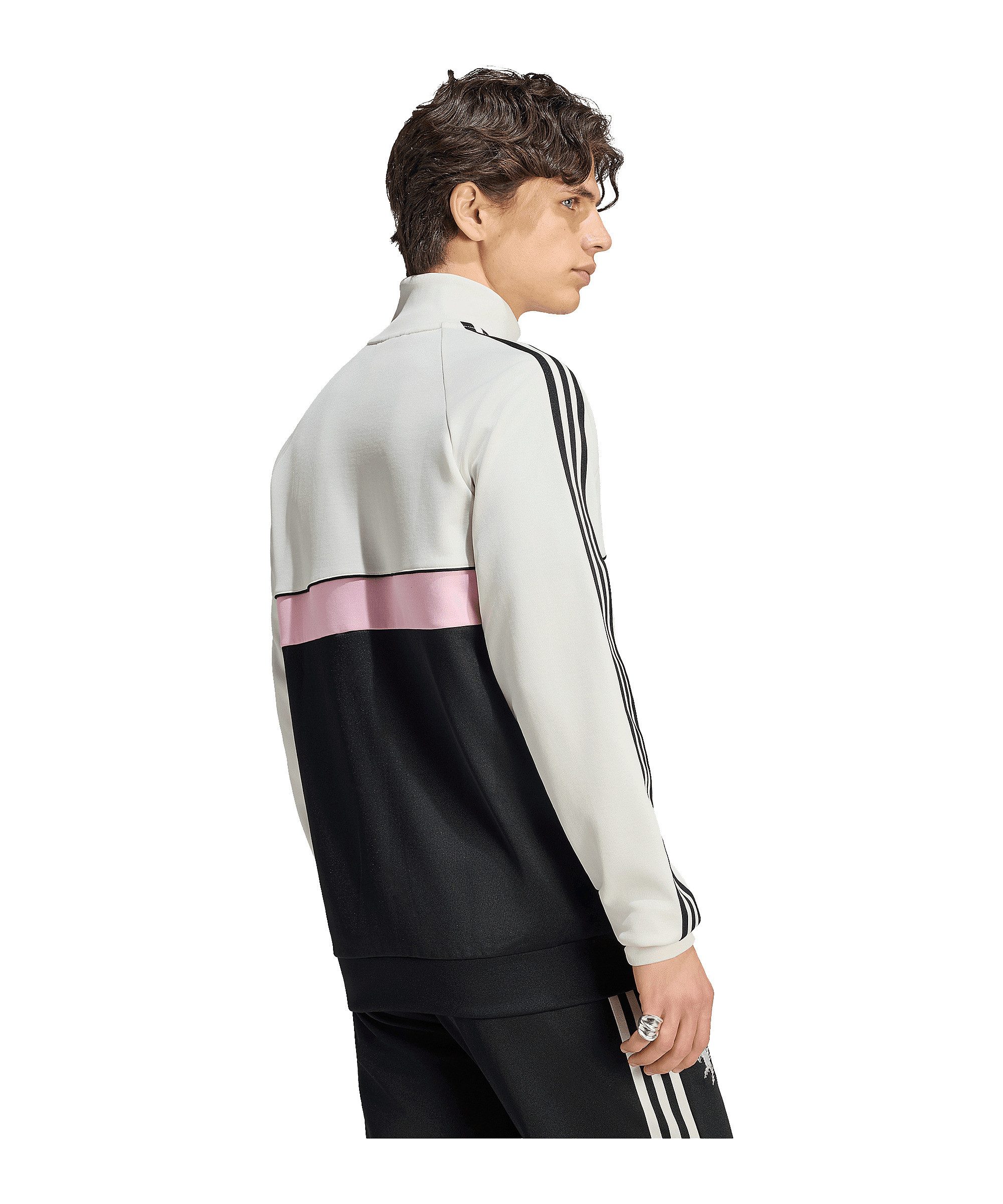 adidas Originals Sweatjacke adidas Originals Juventus Turin Jacke Weiß Polyester