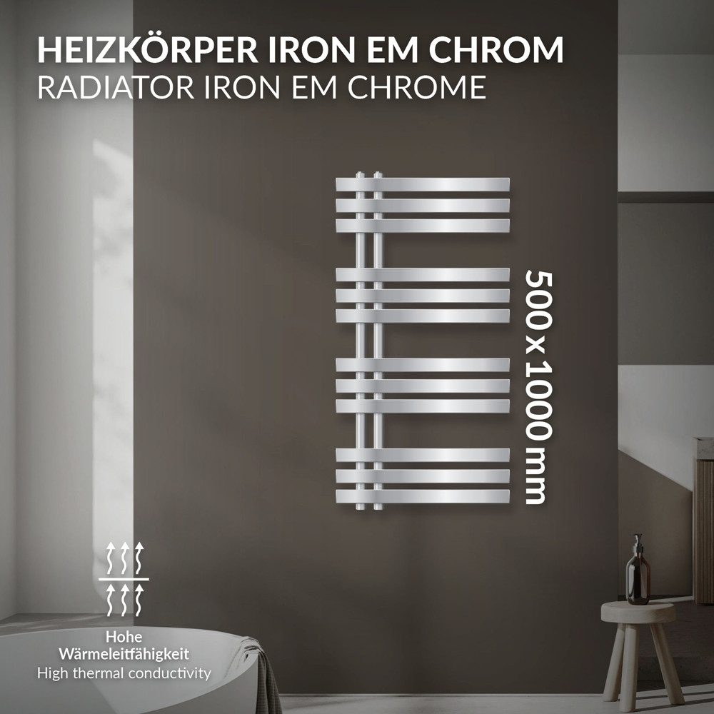 LuxeBath Badheizkörper Designheizkörper Handtuchwärmer Handtuchtrockner, Ha günstig online kaufen