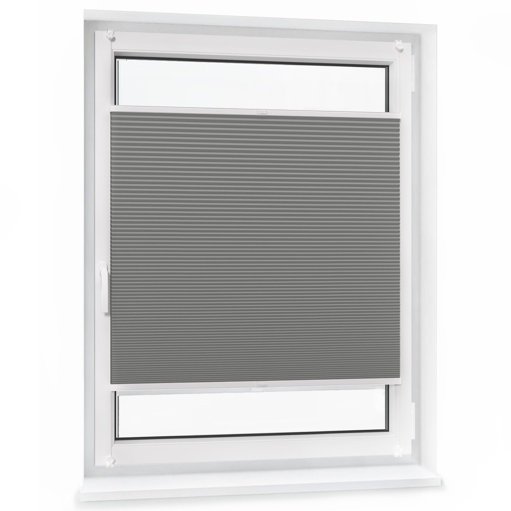 jalousiescout Wabenplissee Pure Wabenplissee, 30 x 90 cm, grau, verdunkelnd günstig online kaufen