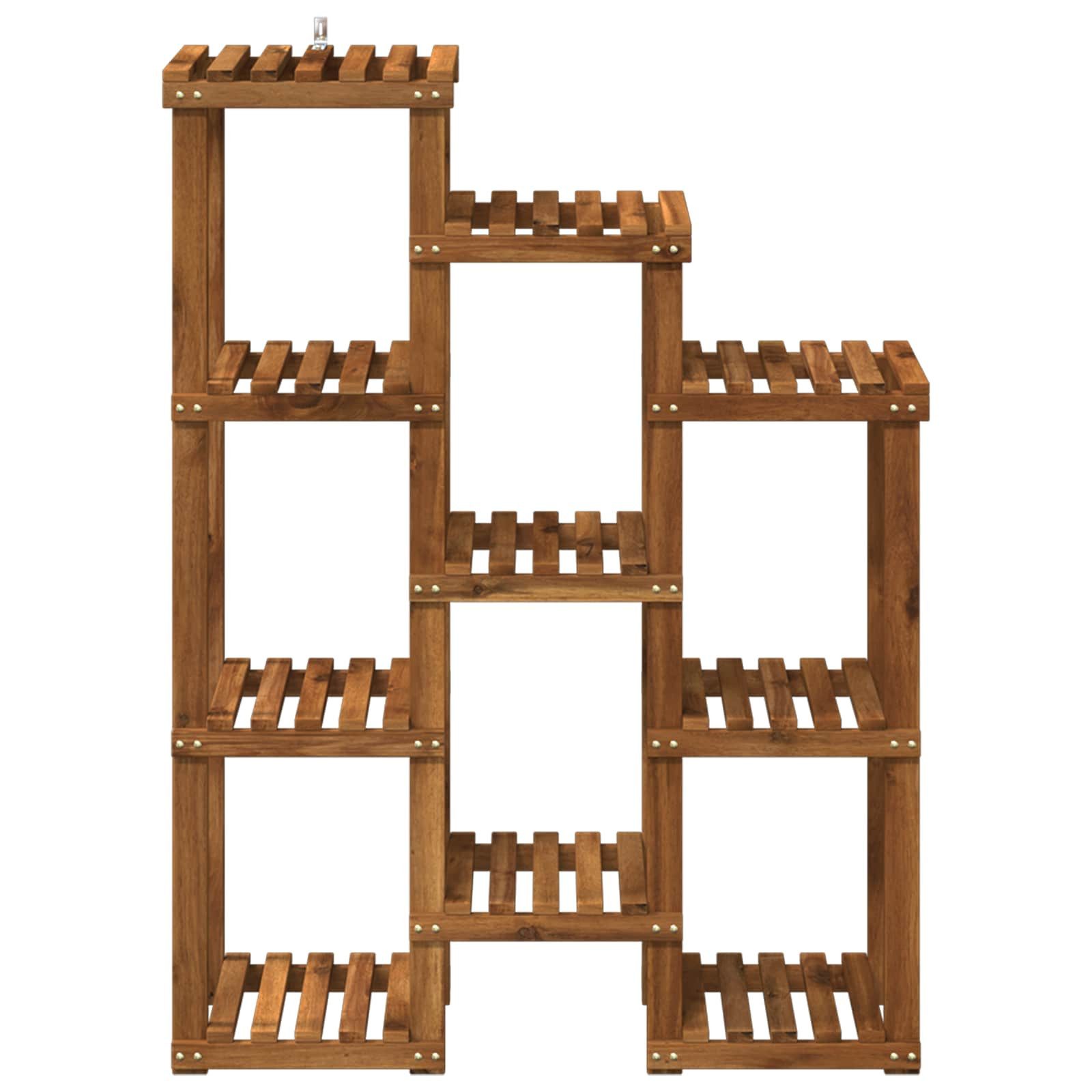 vidaXL Blumenständer Pflanzenständer Natur 85 x 30 x 114,5 cm Massivholz (1 St)