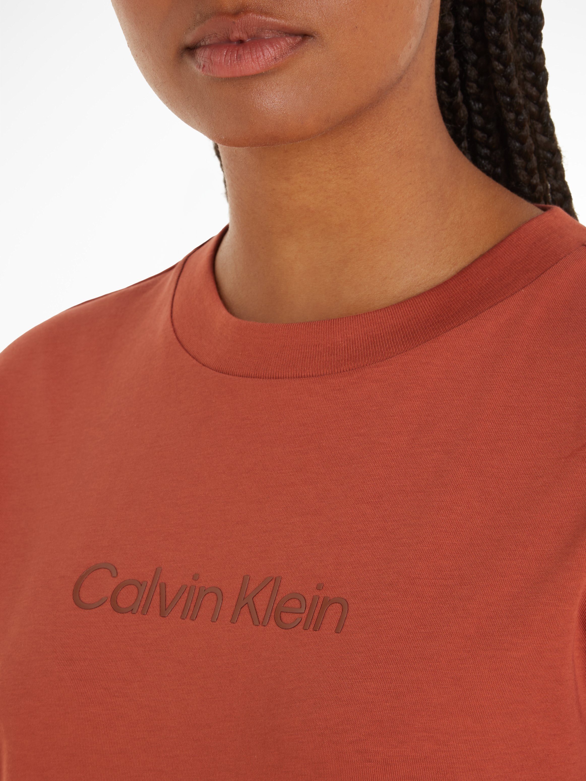 Klein T-Shirt LOGO HERO beige Shirt Calvin REGULAR