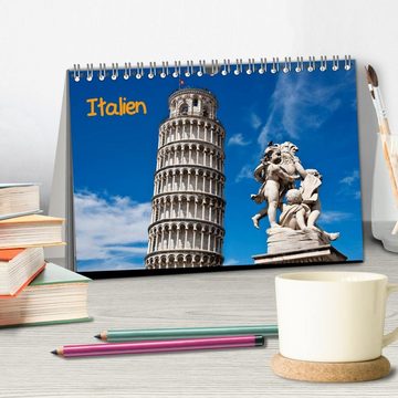 CALVENDO Wandkalender Italien (Tischkalender 2024 DIN A5 quer), CALVENDO Monatskalender