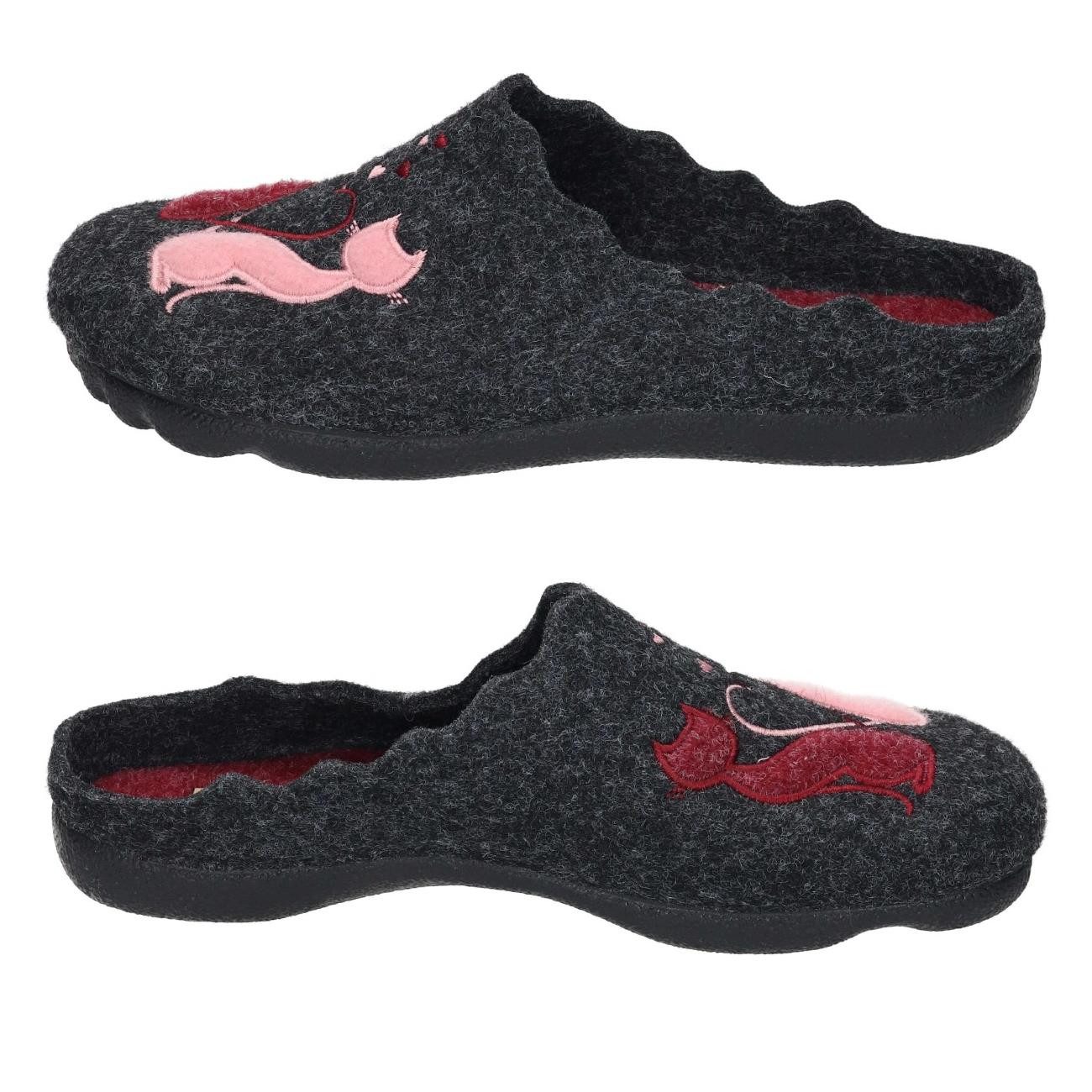 Manitu Manitu Home Damen Hausschuh 2 Katzen EUR 41 Hausschuh