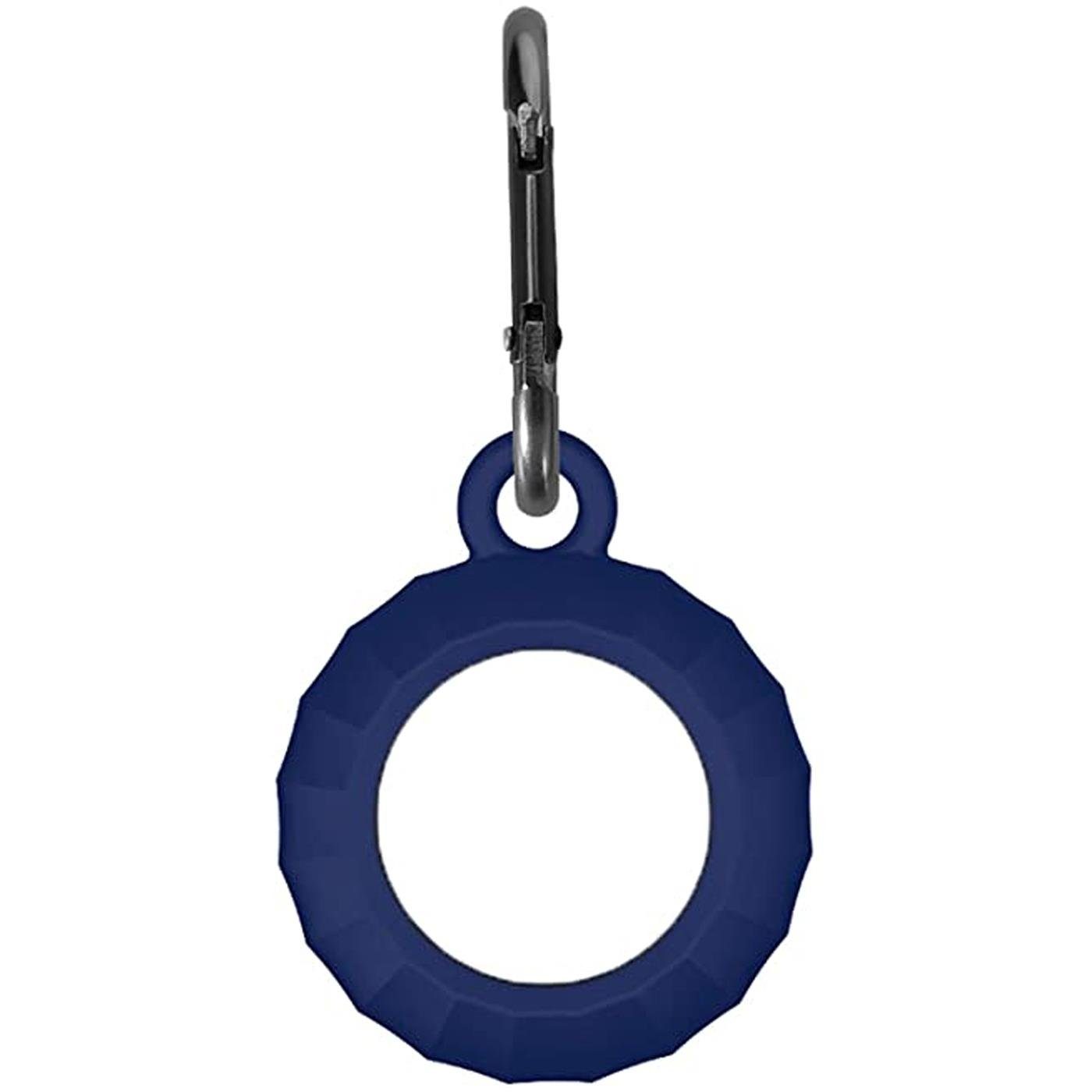 CoolGadget Schlüsselanhänger Schutzhülle Silikon Case für Apple AirTag (für Apple AirTag), Anhänger Ringhalter Hülle für Airtags Case Blau