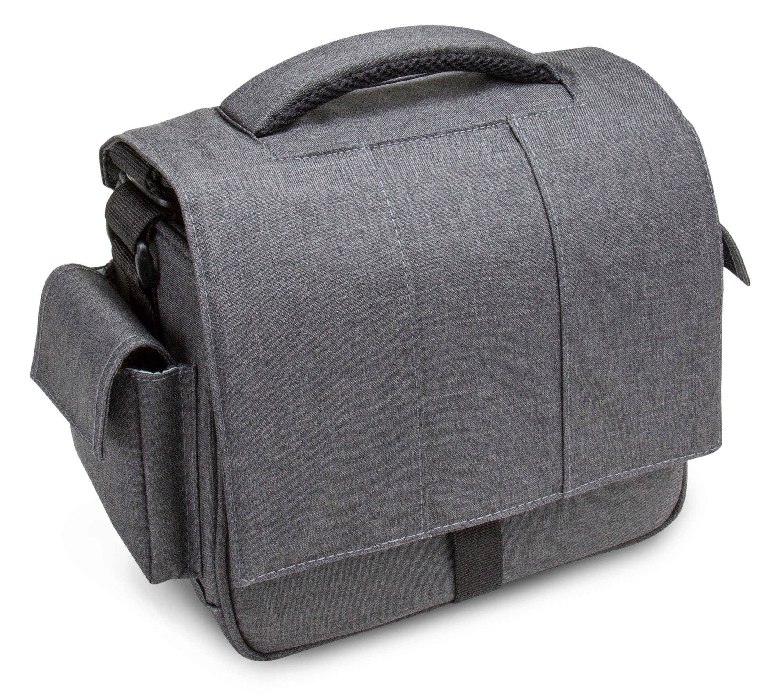 Bodyguard Fototasche Mali DSLR-Kameratasche, für Nikon, Canon Foto-Tasche  mit Schnellzugriff, grau