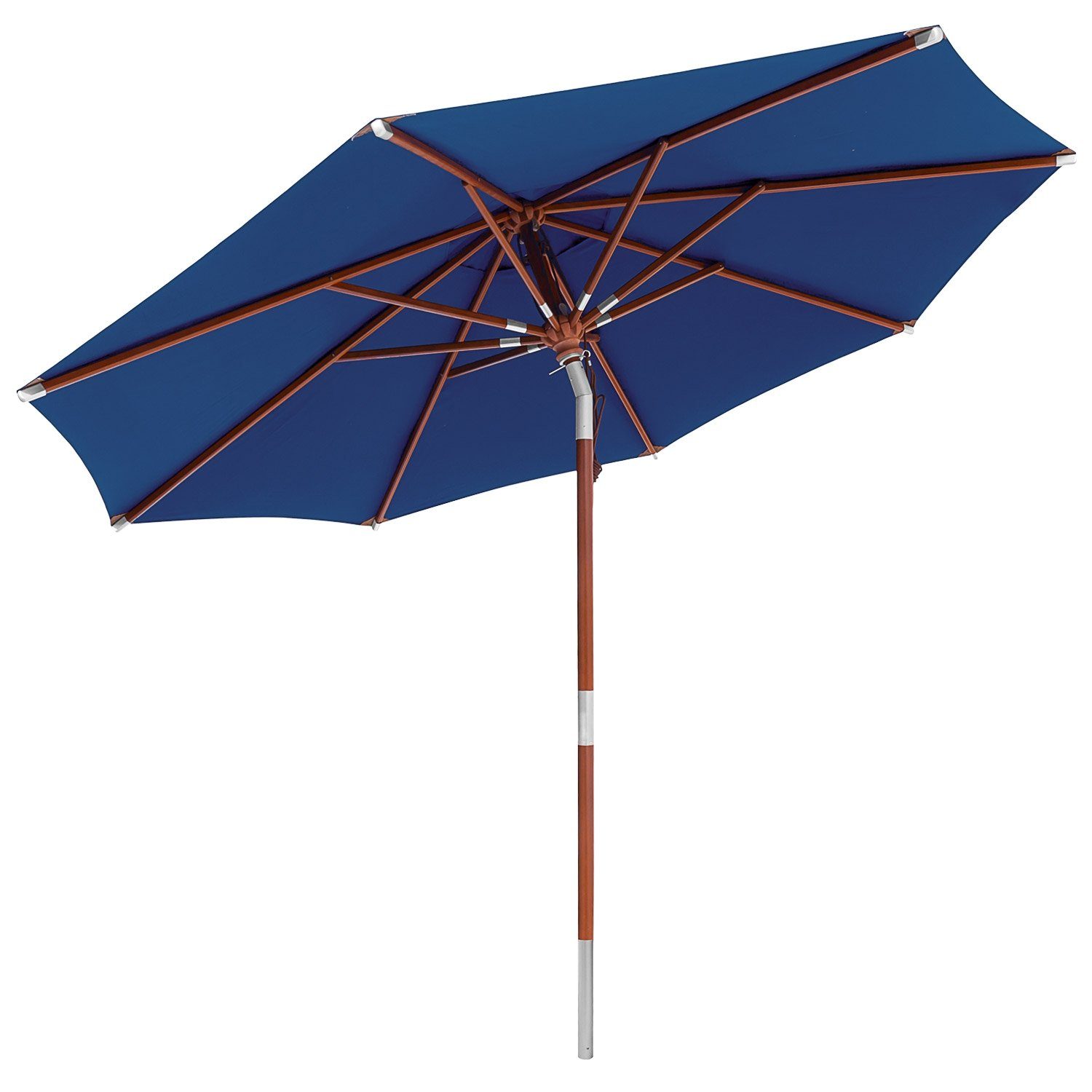 anndora-sonnenschirm Sonnenschirm 3m rund Knickbar Dreh-Kipp-Mechanismus, günstig online kaufen