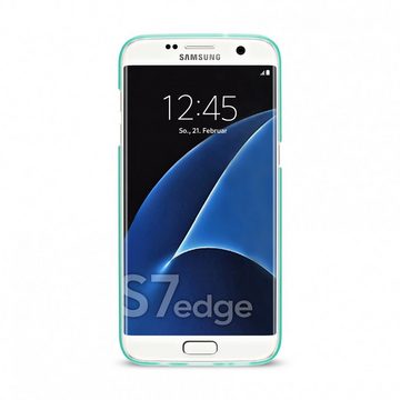 Artwizz Smartphone-Hülle Rubber Clip for Galaxy S7 edge, mint