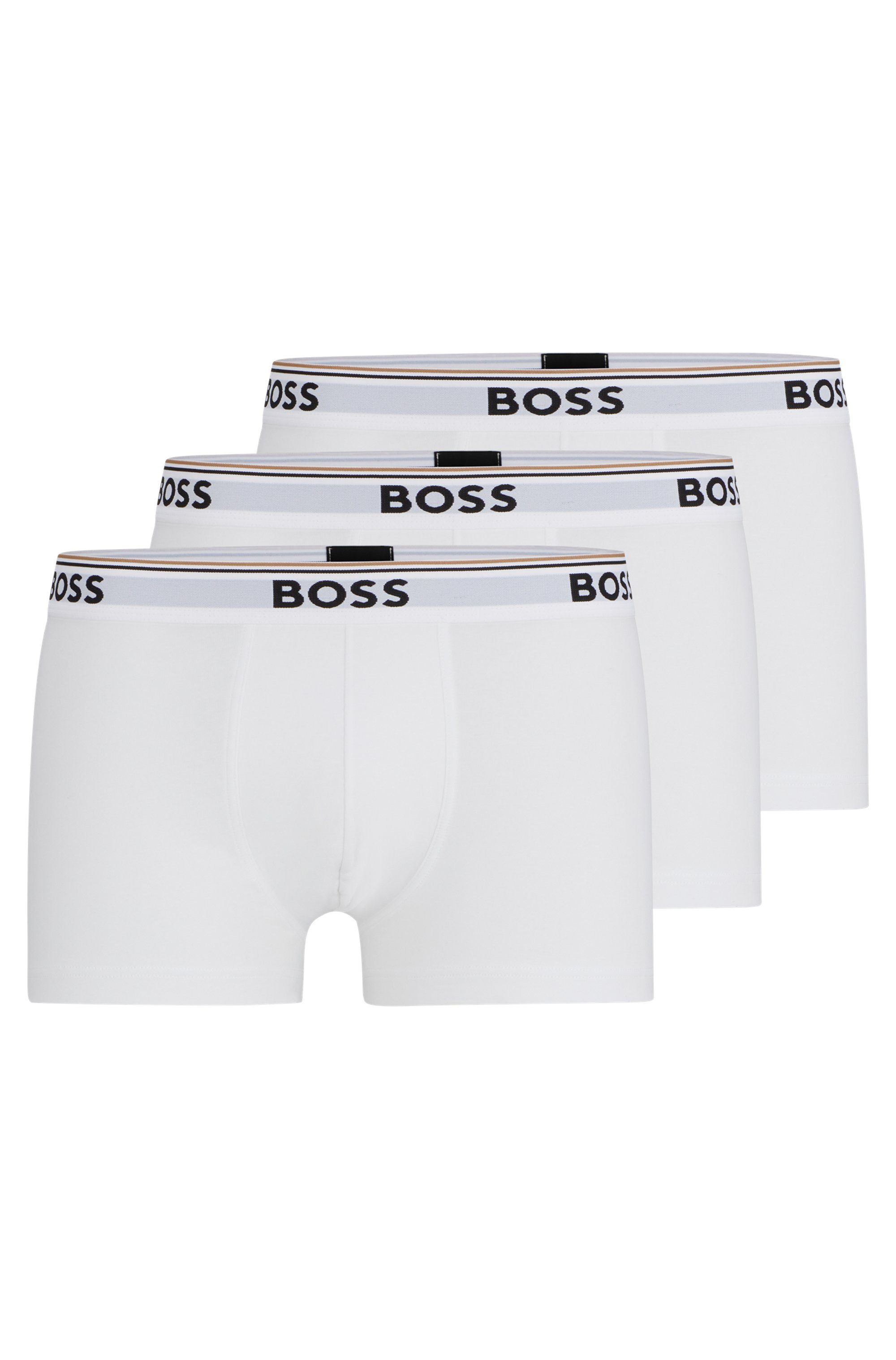 BOSS Boxer TRUNK 3 PACK (3-St) BOSS Schriftzug auf dem Bund günstig online kaufen