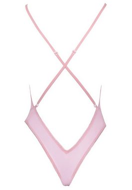 Kissable Stringbody Spitzen-Body mit Verzierung - rosa
