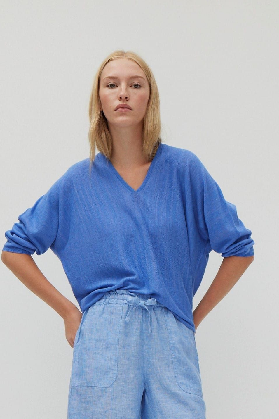 IN LINEA Rundhalspullover