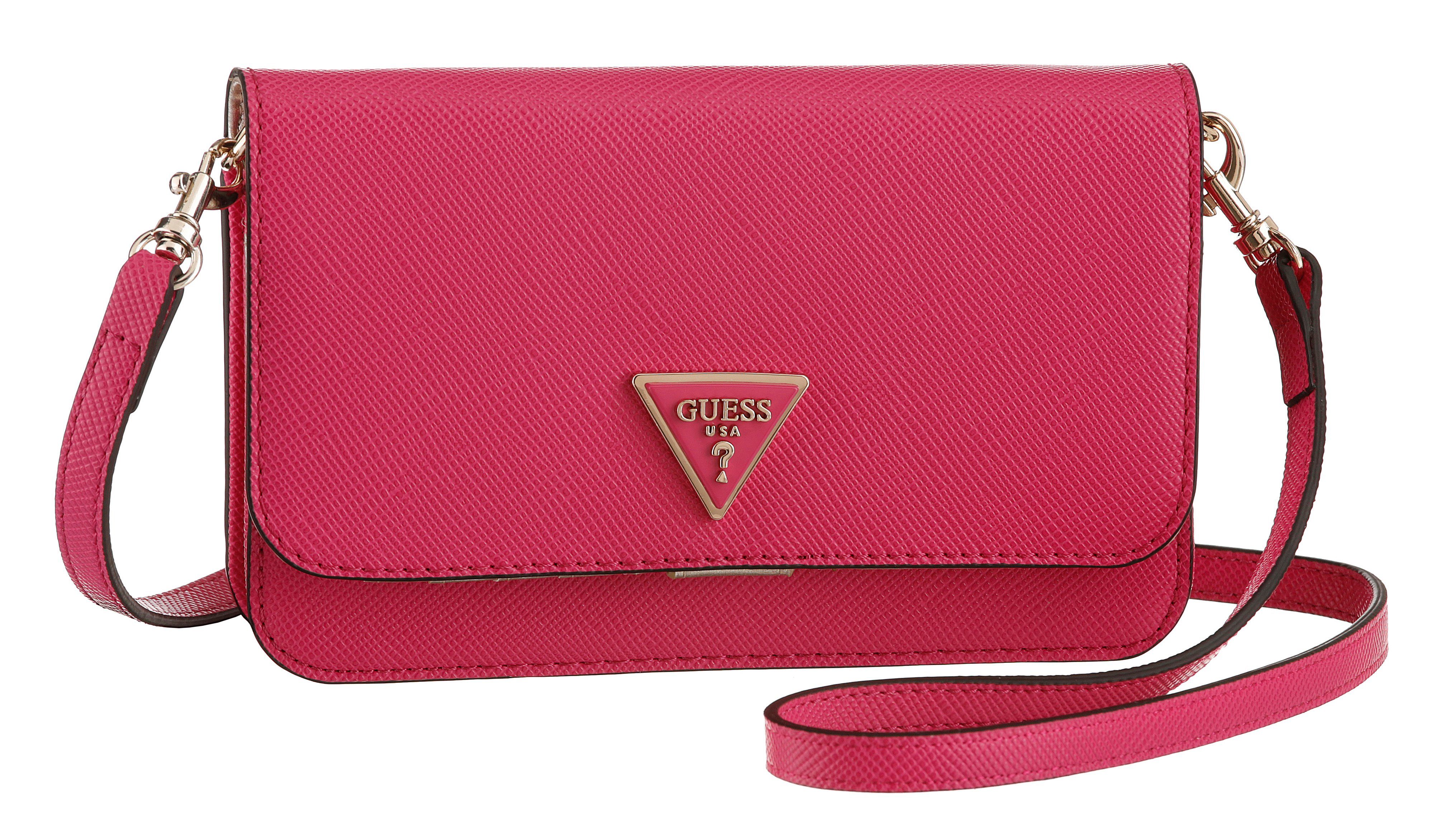 Guess Handytasche NOELLE, im schlichten Design pink