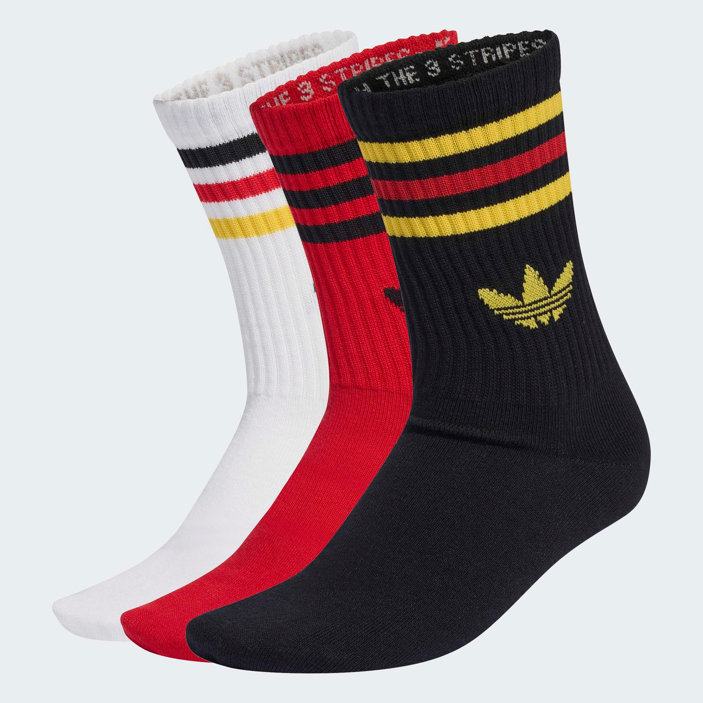 adidas Originals Sportsocken 3S CREW S 3P (3-Paar) für Laufen, knöchellang, günstig online kaufen