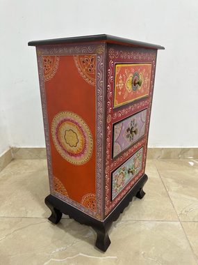 Oriental Galerie Mehrzweckschrank Kommode Daya mit Schubladen Indien Bunt 75 cm