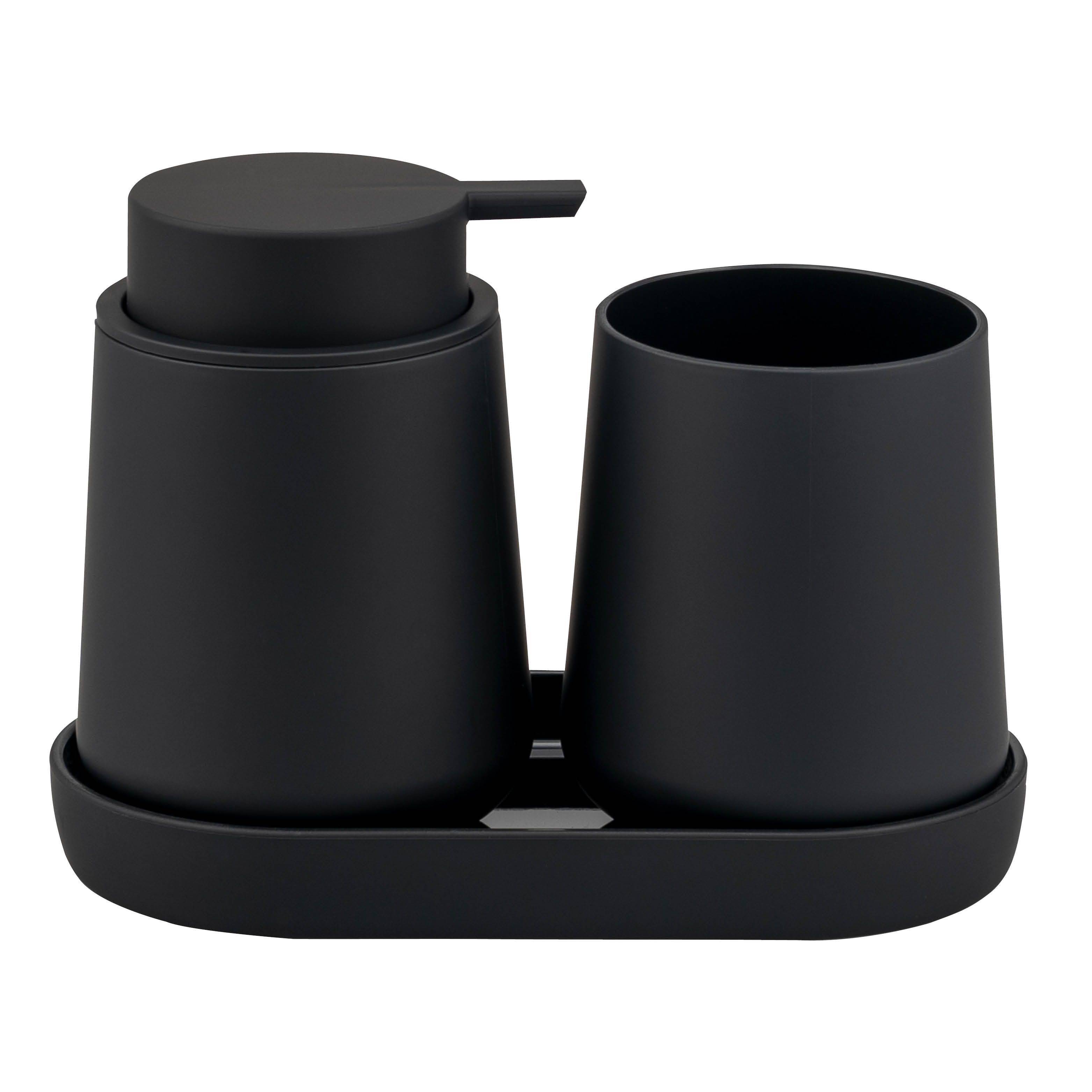 eluno Badaccessoire-Set TESERO 3tlg. Soft-Touch, 3 tlg.