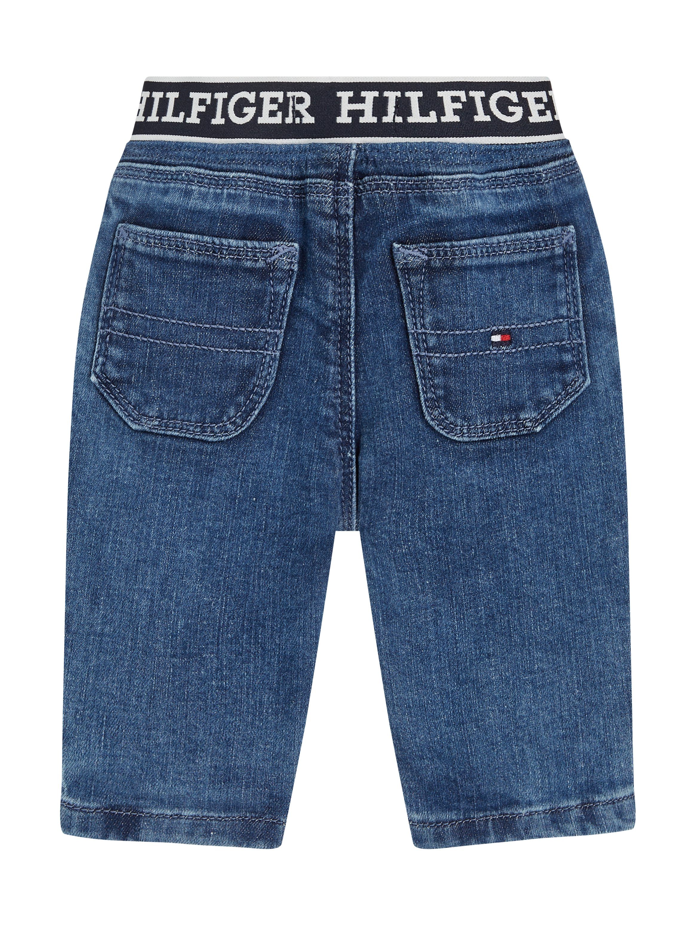 Bequeme mit Tommy Markenlogo BABY DENIM Hilfiger PANTS MONOTYPE Jeans