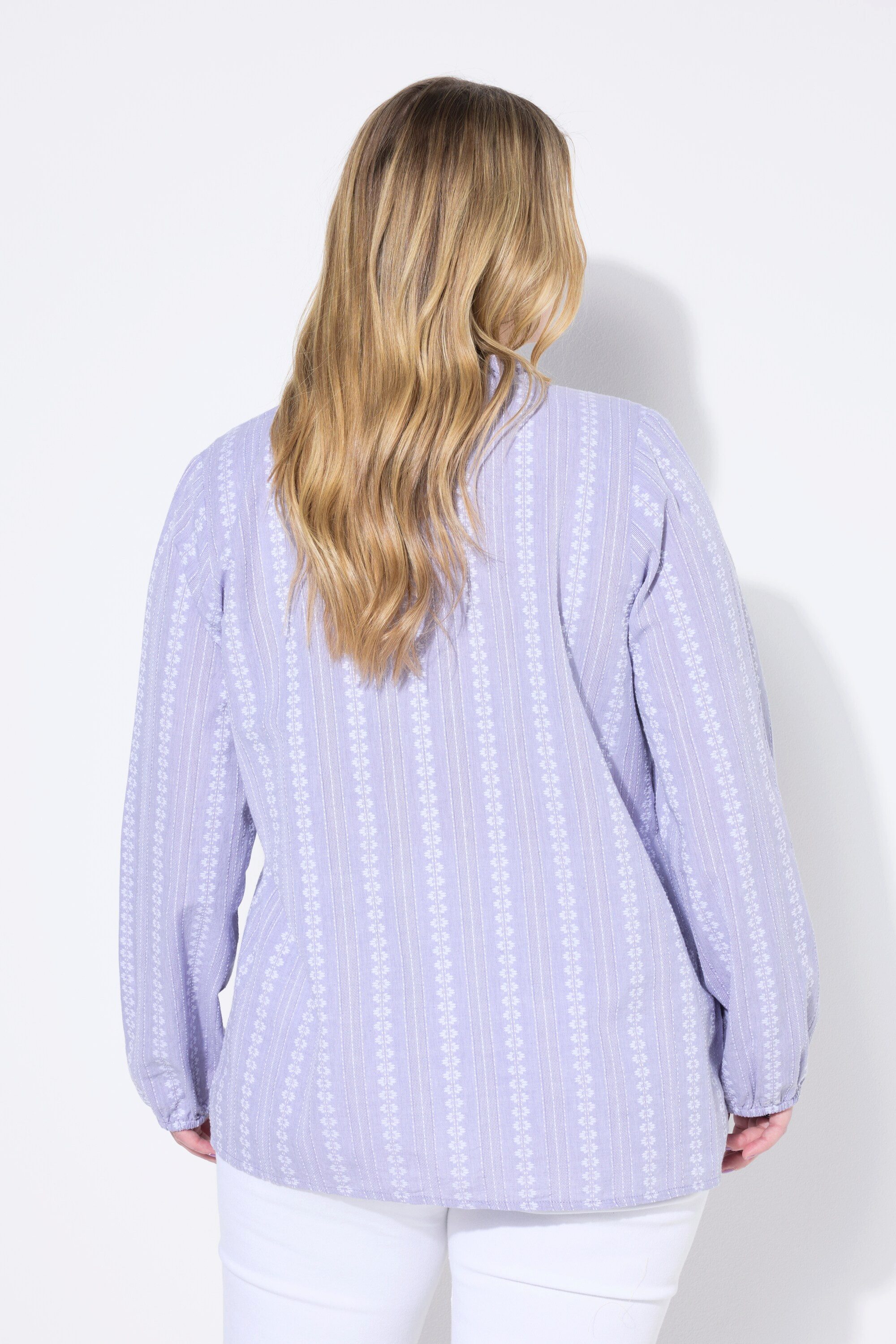 Studio Untold Hemdbluse Bluse Loose Shape Stickerei