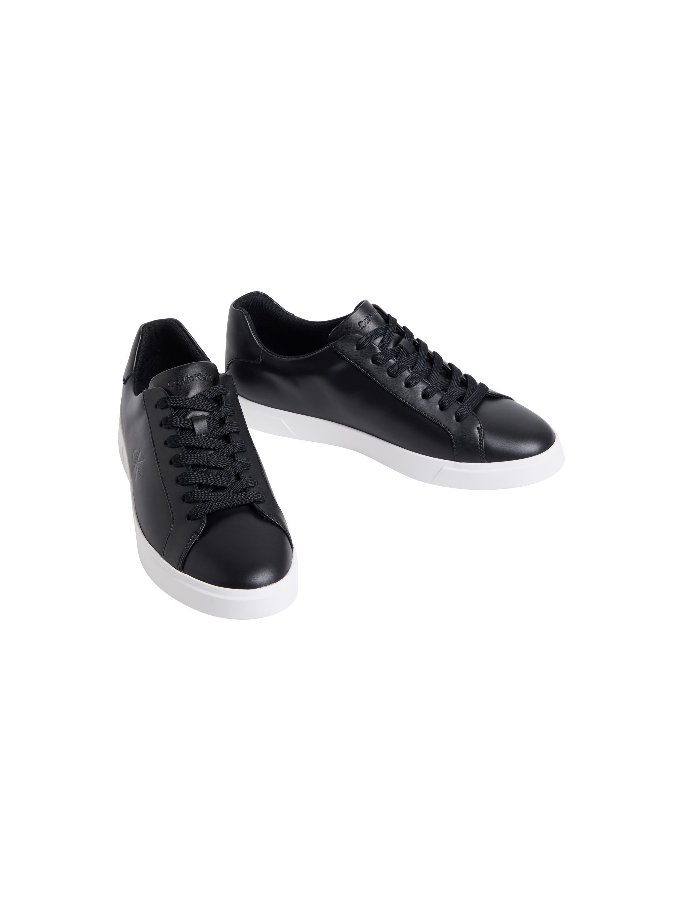 Calvin Klein LOW PROF CUPSOLE LTH Sneaker Freizeitschuh, Halbschuh, Schnürer mit CK-Label