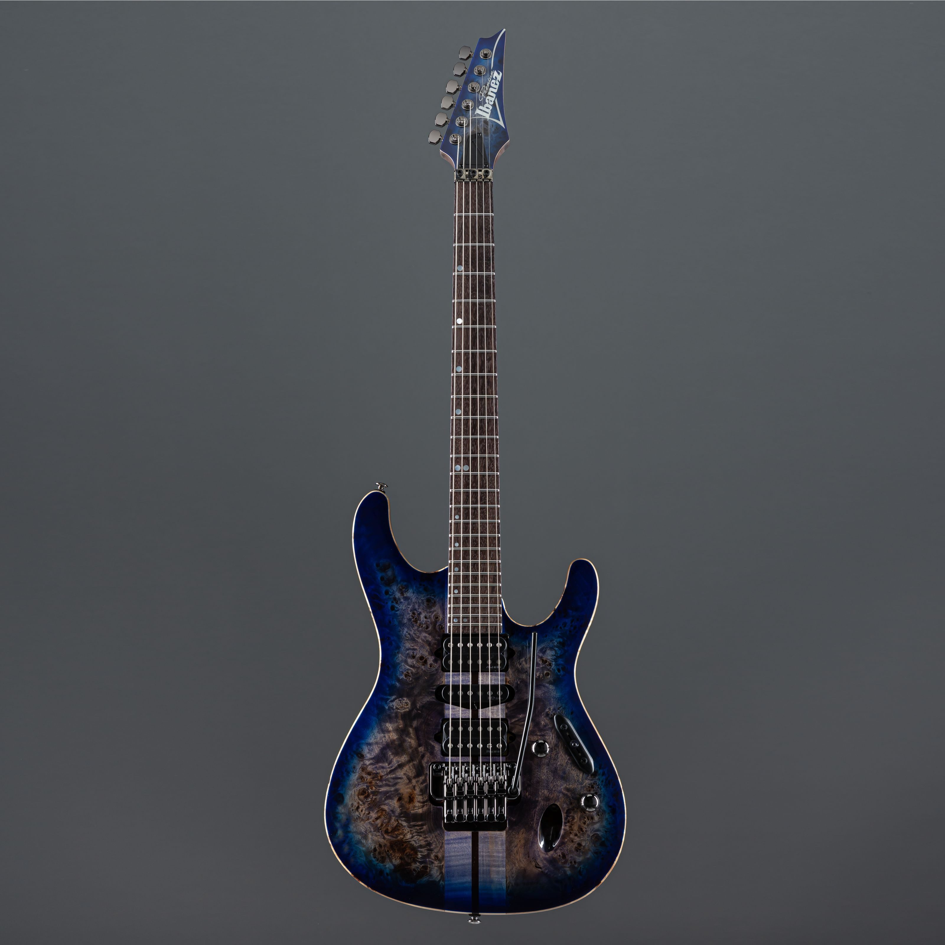Ibanez E-Gitarre, E-Gitarren, Ibanez Modelle, Premium S1070PBZ-CLB Cerulean Blue Burst - E-Gitarre