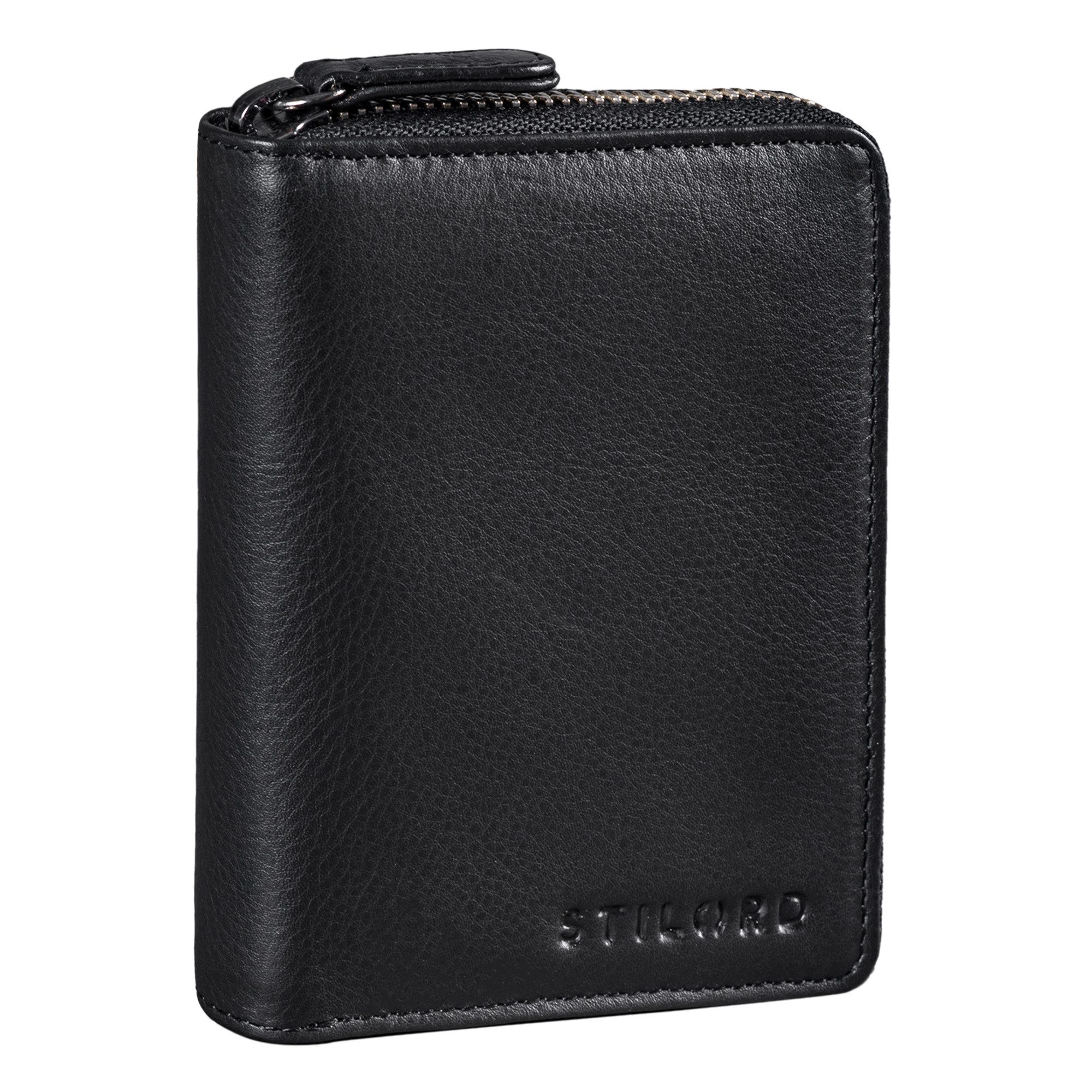 STILORD Geldbörse "Giannis" Mini Leder Portemonnaie Herren RFID