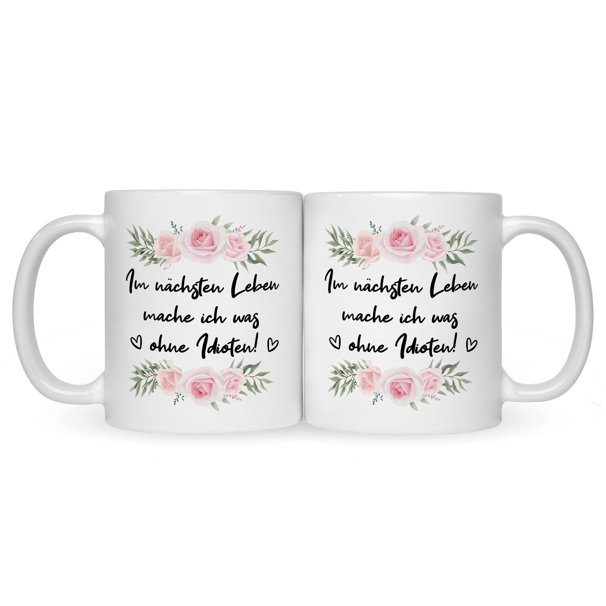 Vatertag - Weihnachten - Tasse Valentinstag Spruch Papa Muttertag Geschenke - Ihn Mama GRAVURZEILE Freunde für mit Sie & Geschenk - für Leben Lustige nächsten Tasse Im Weiß Geburtstag Bedruckte