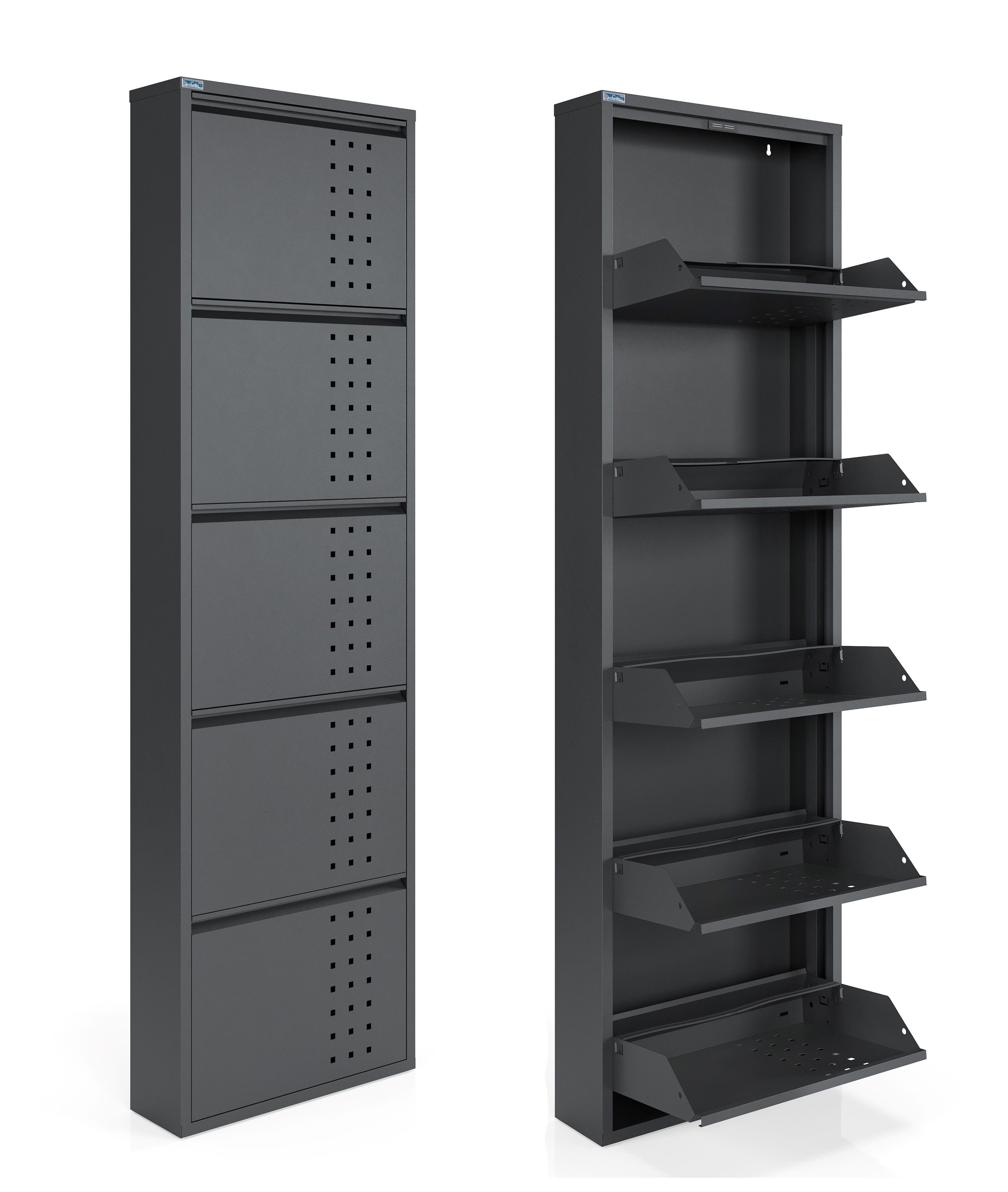 Kaufexpress GmbH Schuhschrank Metall-Schuhregal mit 5 günstig online kaufen