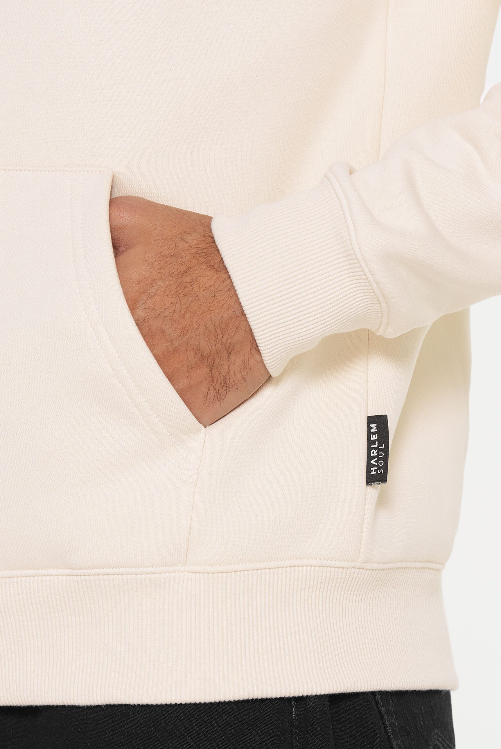 Harlem Soul Kapuzensweatjacke mit Baumwolle