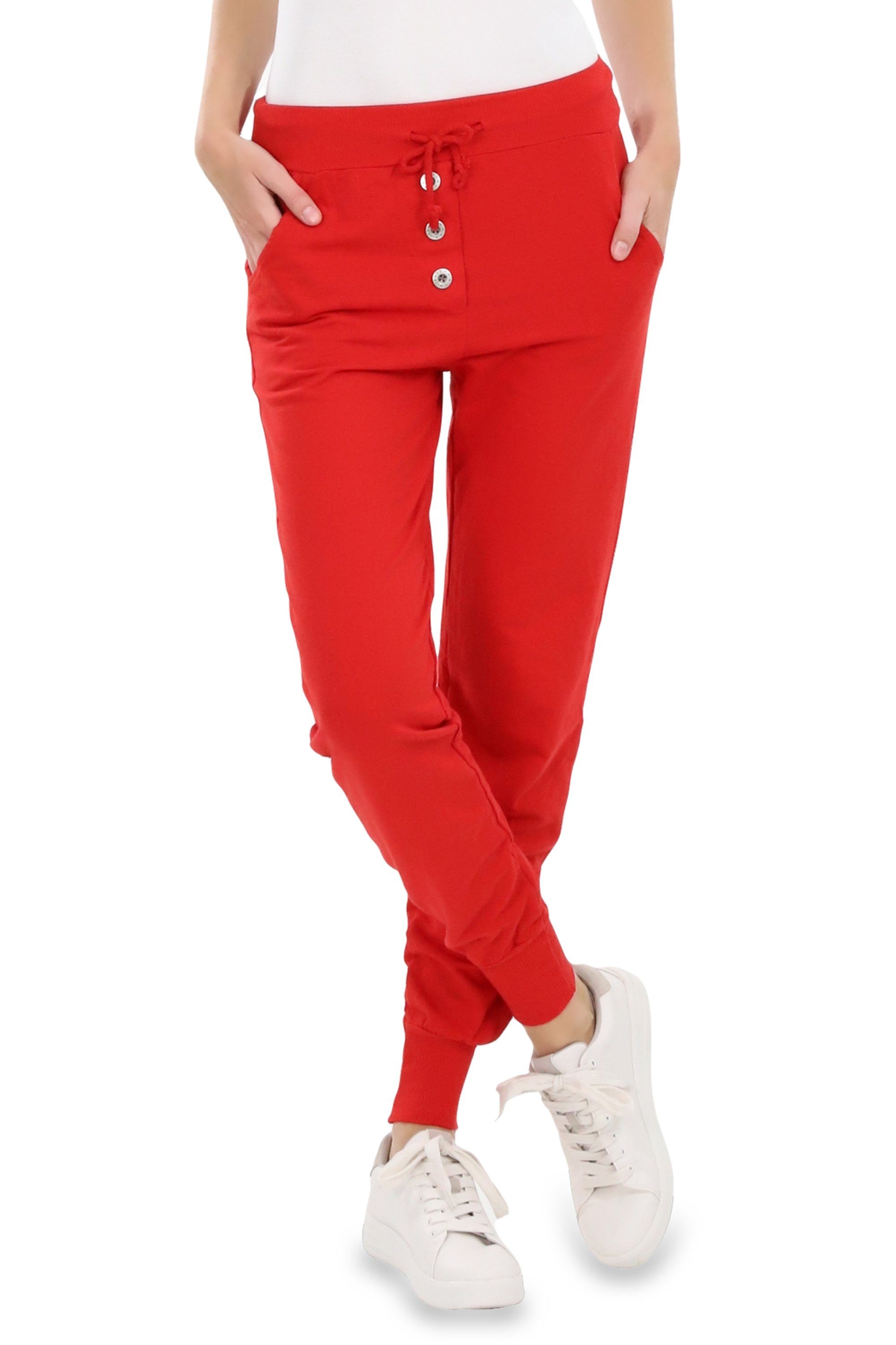 Sweathose malito Damen Jogginghose im Classic Look, Sporthose in Unifarben