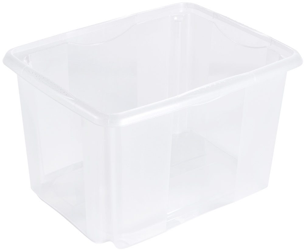 keeeper Aufbewahrungsbox Emil, 3er Set, 30 L, 44,5 x 34,5 x 27 cm (Set, 3 St), ineinander und aufeinander stapelbar