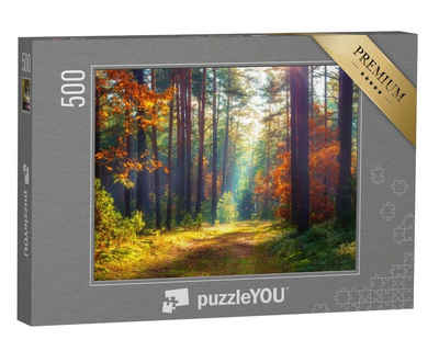 puzzleYOU Puzzle Herbstliche Naturlandschaft., 500 Puzzleteile, puzzleYOU-Kollektionen Natur, Flora, Pflanzen, 500 Teile, 2000 Teile
