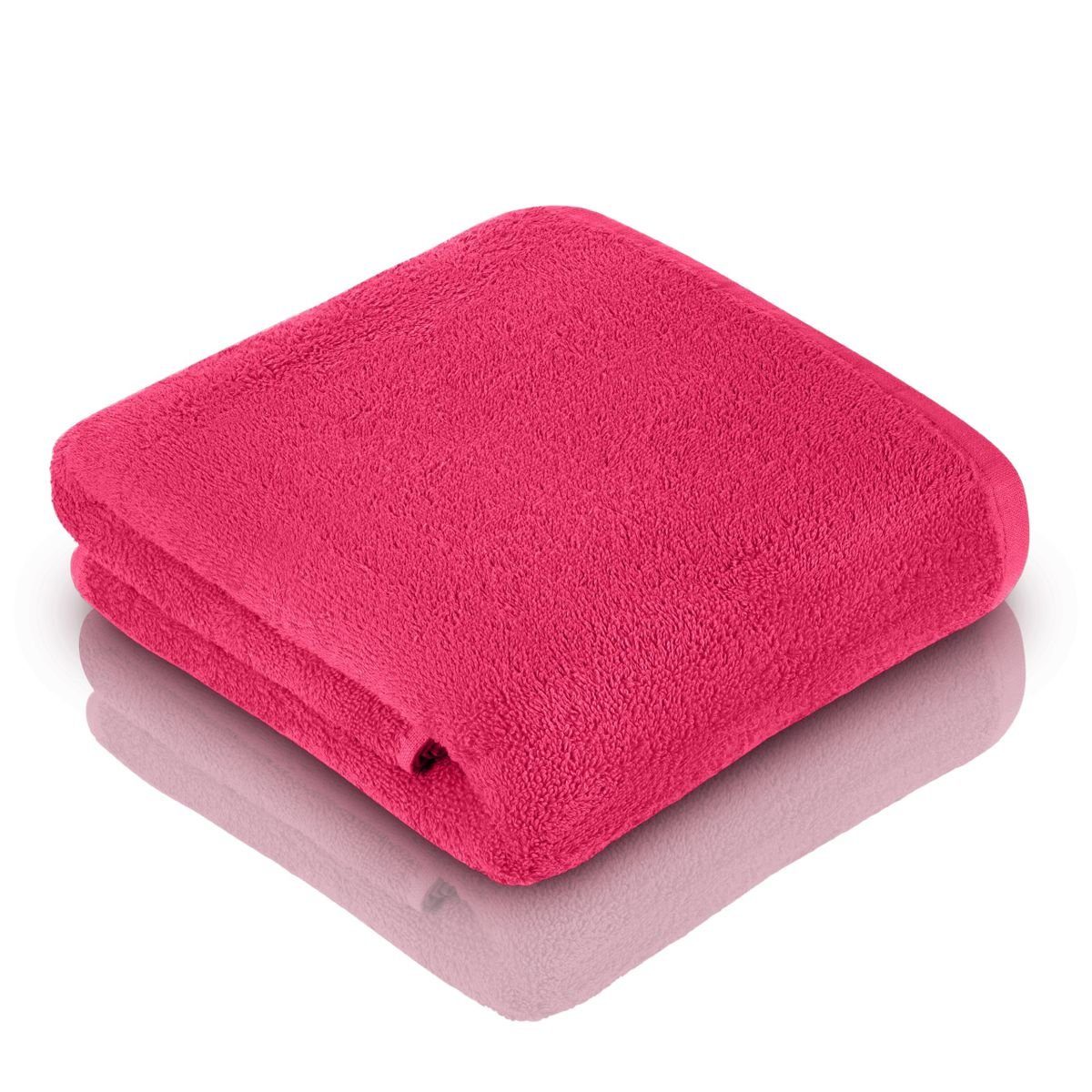 200 Set x Pink in 80 (2-tlg) Saunatuch 2er-Set Qualität, Premium Handtuch BALOU cm, BALOU
