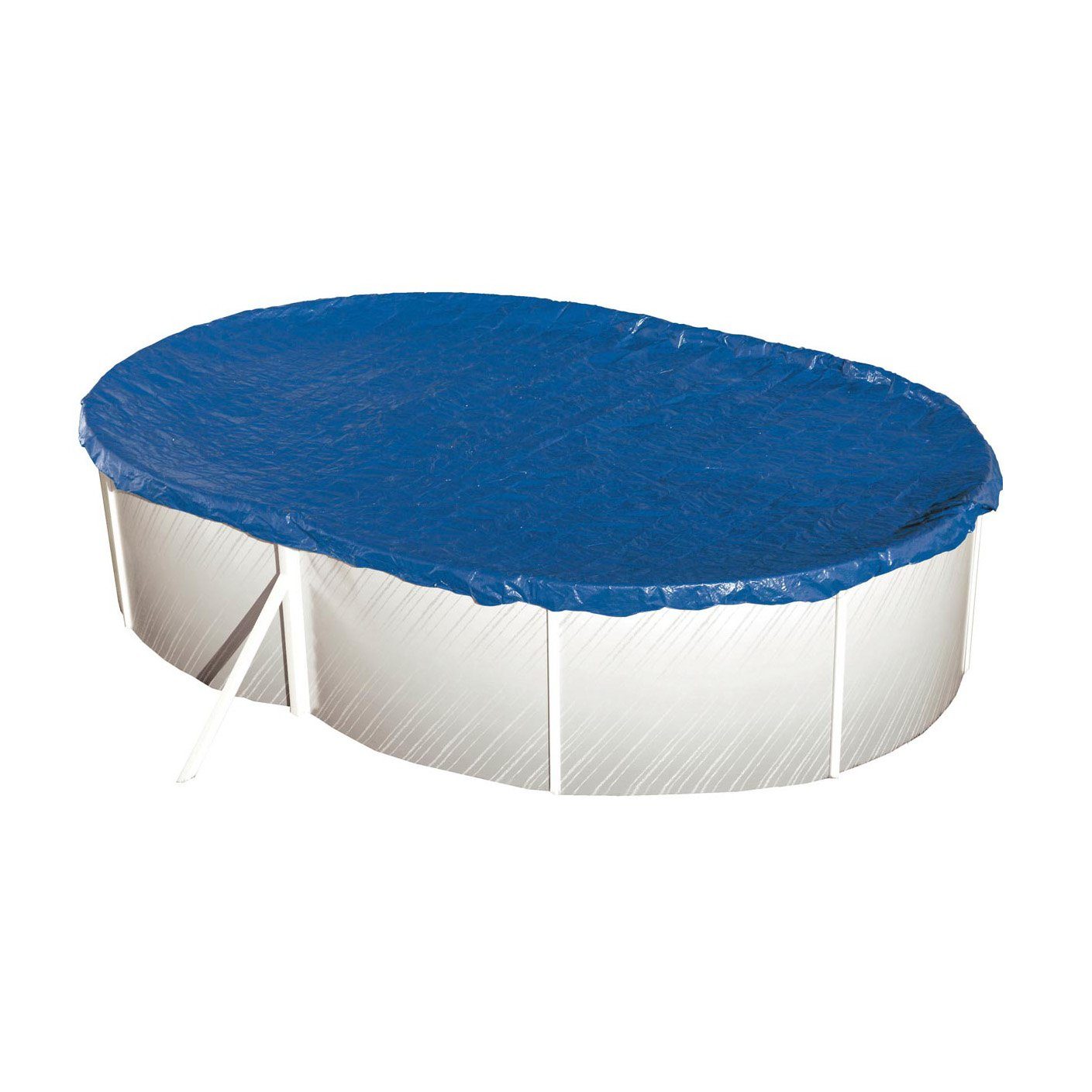 Pool-Abdeckplane Sommerabdeckplane EXTRA für Oval- & Achtform Pools, verschiedene Größe
