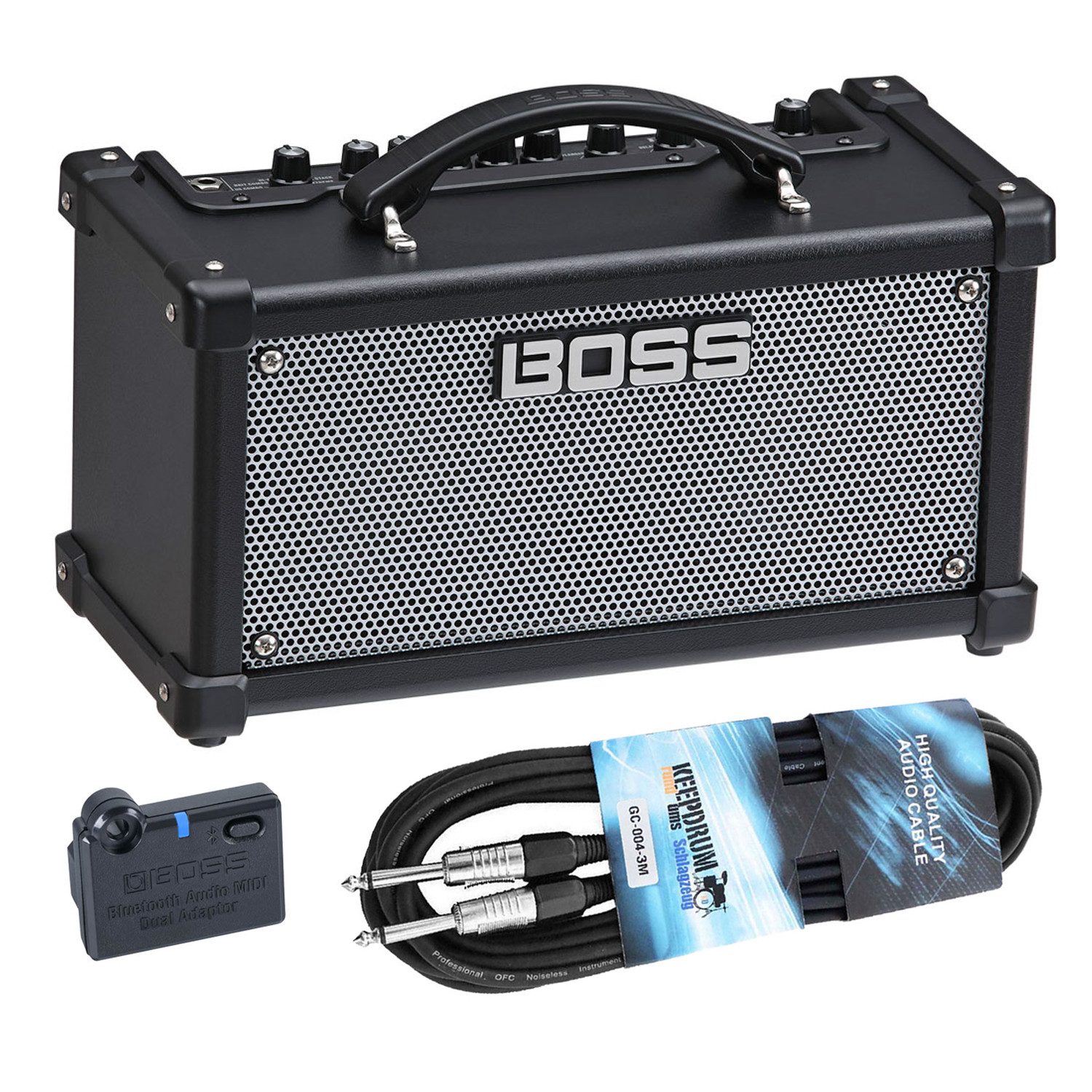 Boss by Roland Boss Gitarren-Verstärker Dual Cube LX mit BT-Dual und Kabel Verstärker (Anzahl Kanäle: 1, 10 W, Gitarre)