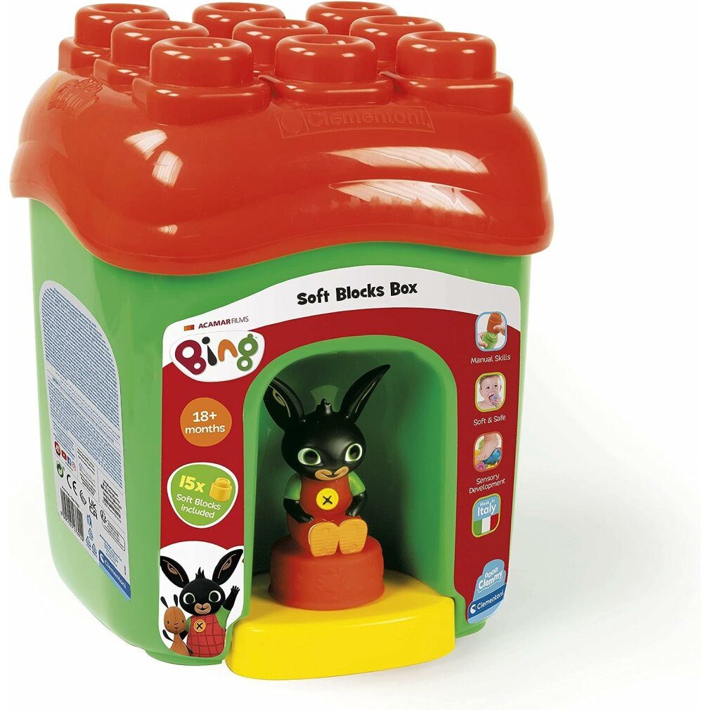 Clementoni® Clemmy baby - BING - Eimer mit Blöcken Spielbausteine, (Packung)