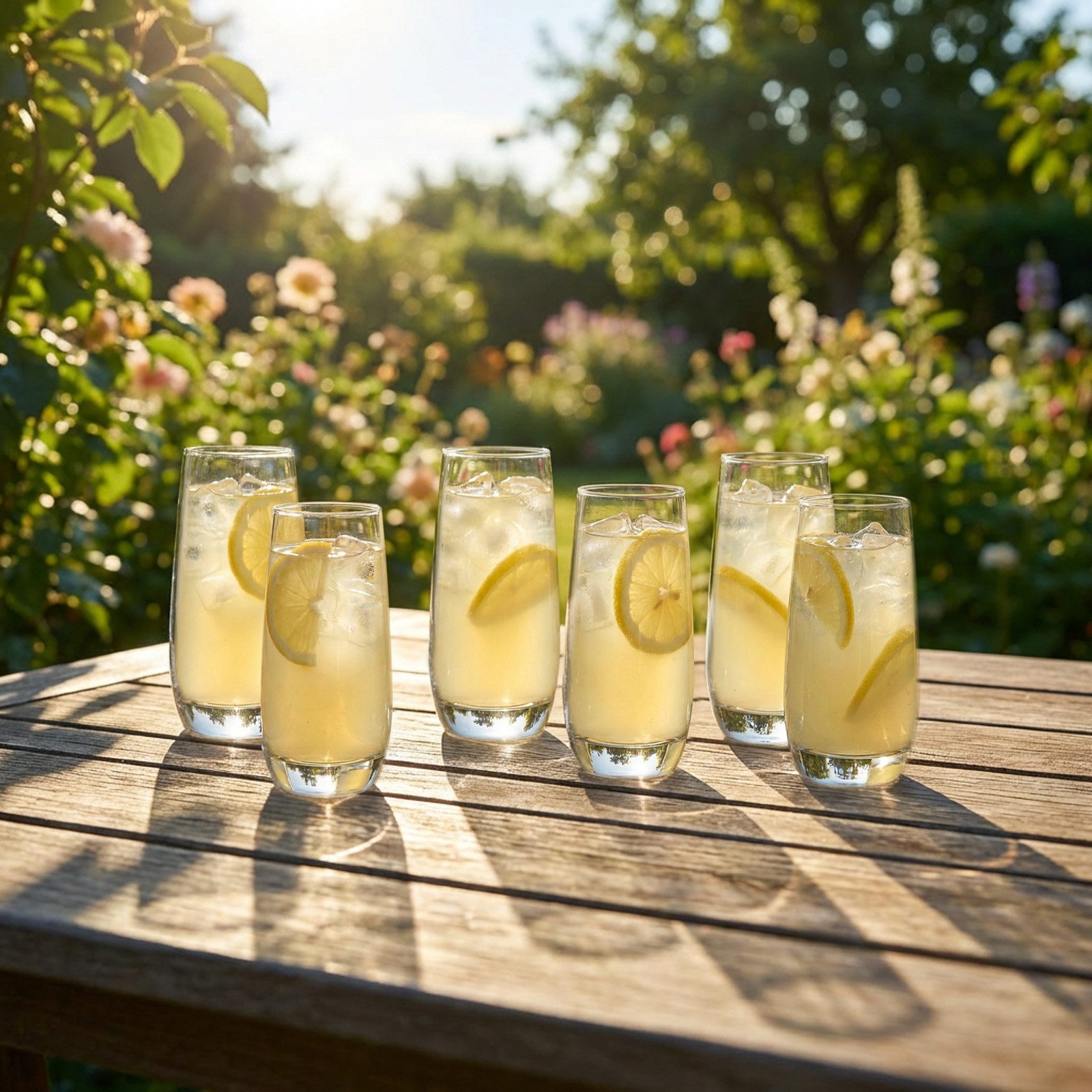 ECHTWERK Gläser-Set Wasser-Gläser, Robuste Trinkgläser, 6-tlg., Glas, formschöne, robuste Trinkgläser aus hochklarem Glas