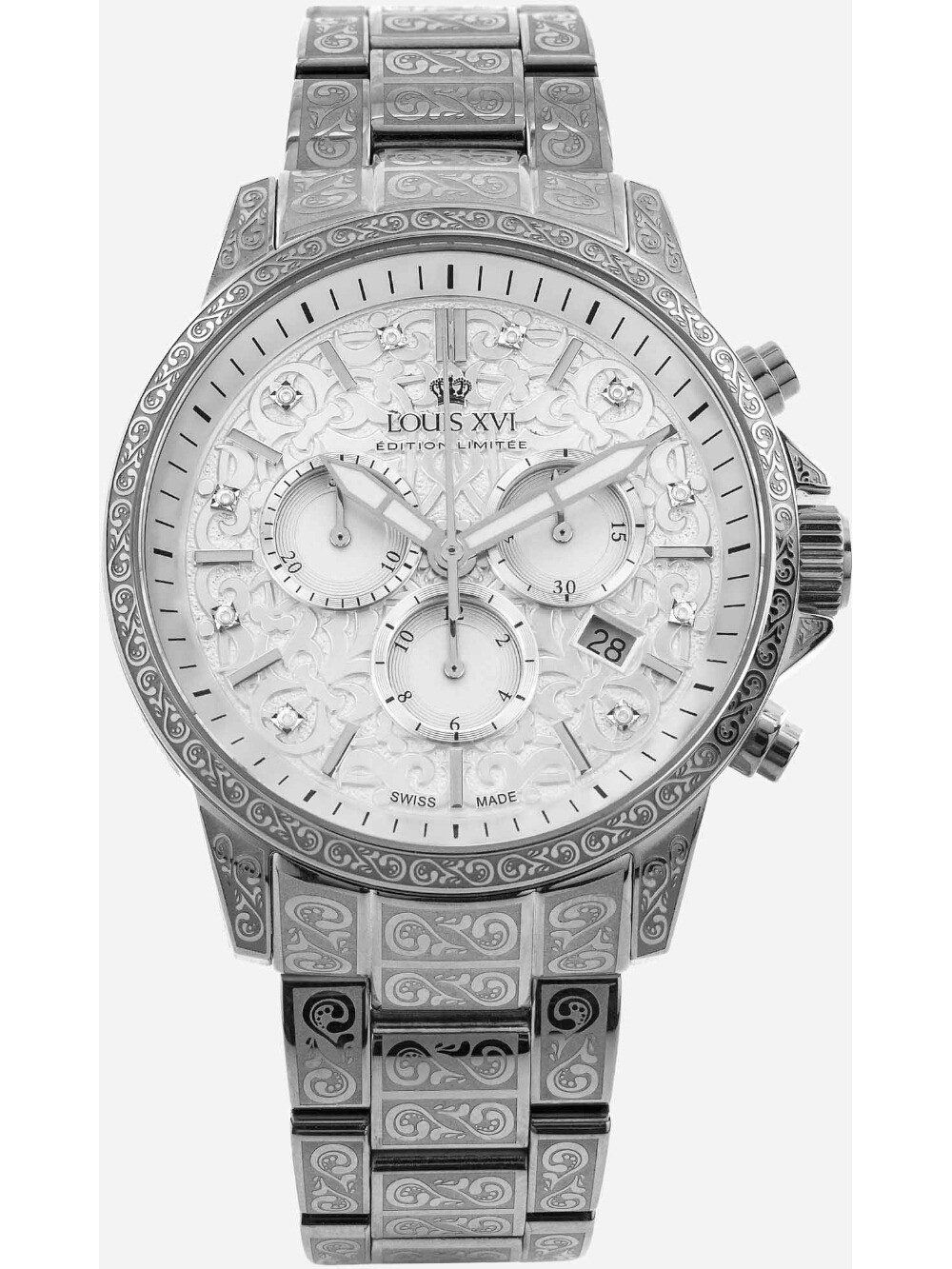 Quarzuhr Louis XVI LXVI1821 Herrenuhr Palais Royale Chronograph 43mm 10ATM Louis XVI LXVI1821 Herrenuhr Palais Royale Chronograph 43mm 10ATM