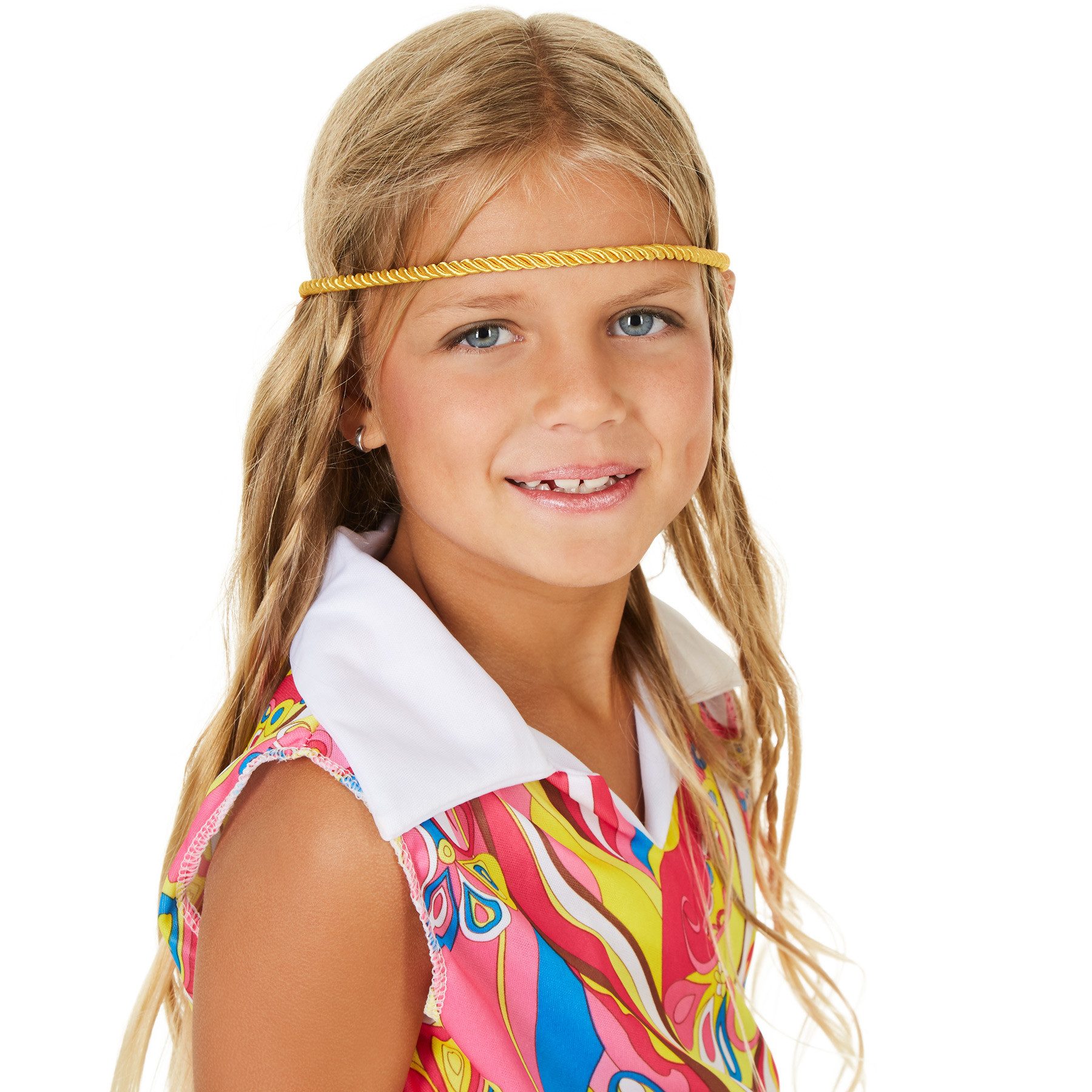dressforfun Hippie-Kostüm Mädchenkostüm Dancinggirl, Super cooles, farbenfrohes Oberteil