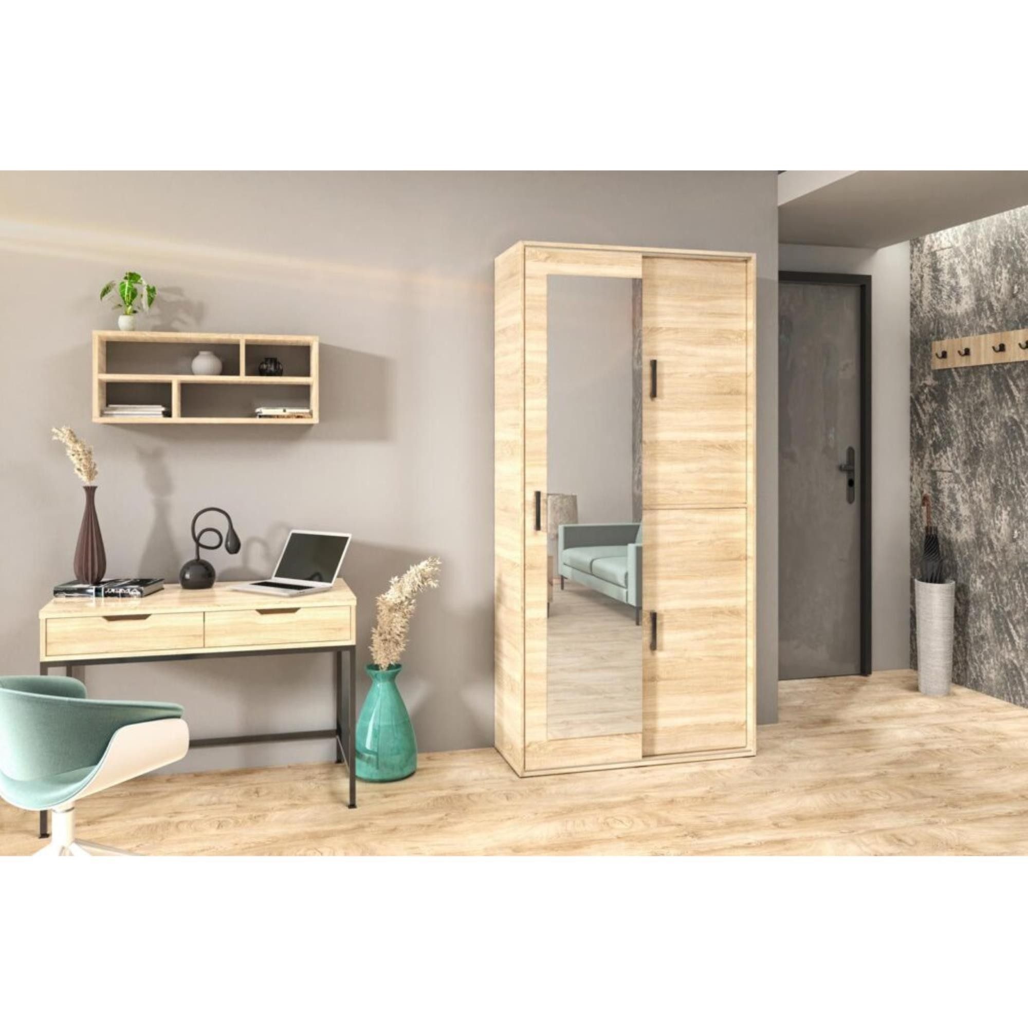 Beautysofa Garderobenschrank Lang (modern / loft günstig online kaufen