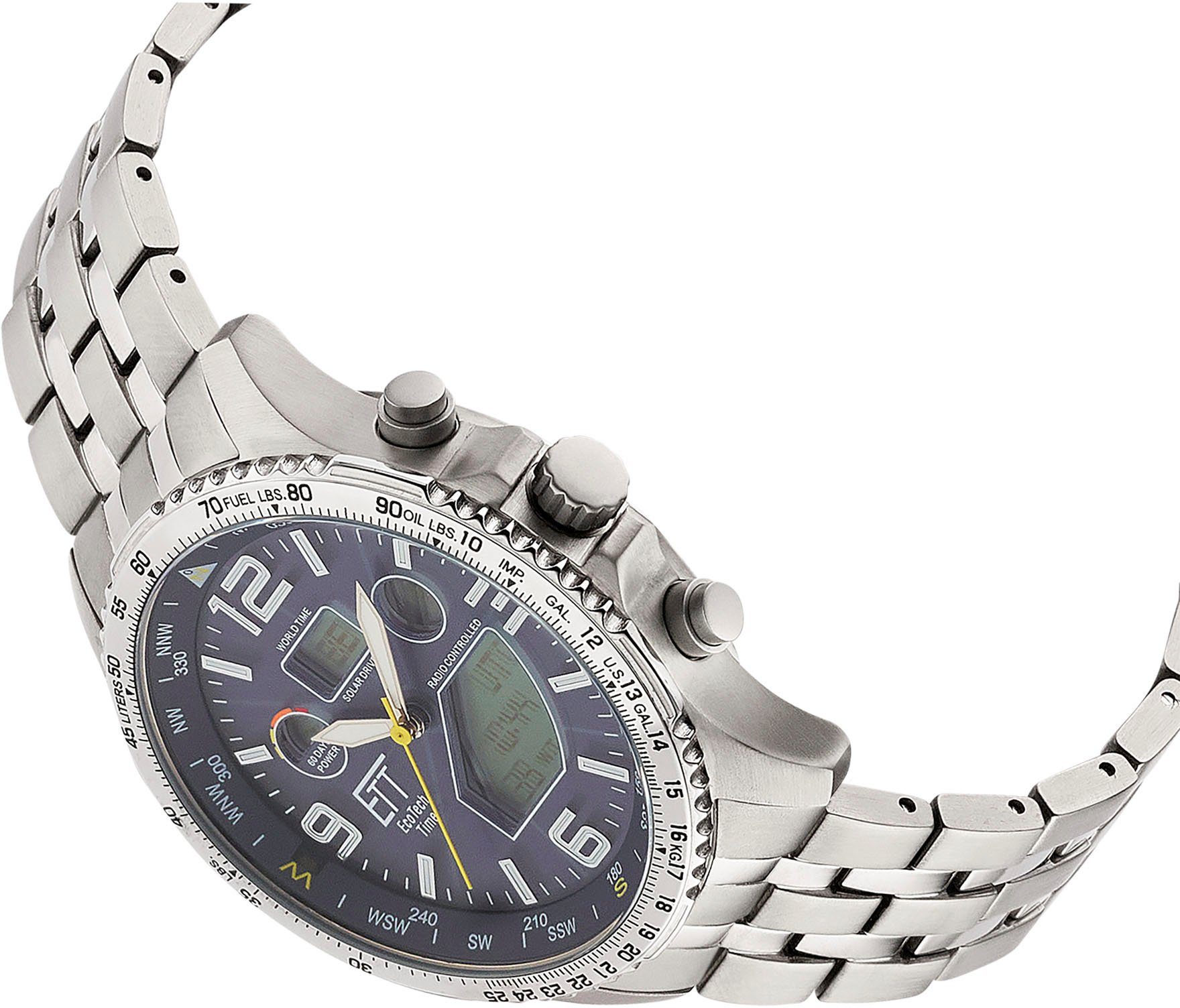 Timer, EGT-11575-31M, Solar Funkchronograph World Professional ETT