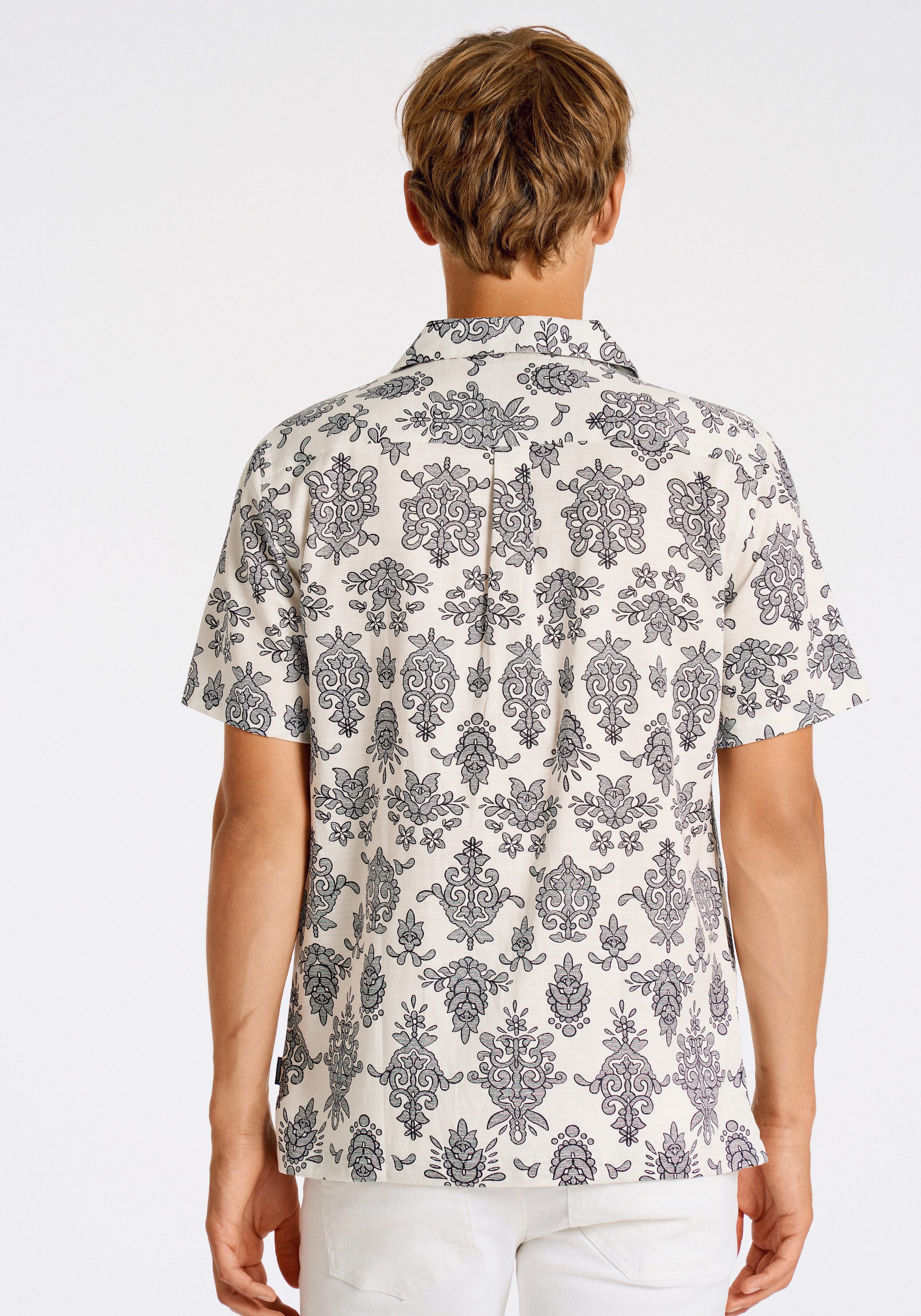 LINDBERGH Kurzarmhemd Freizeithemd (Kurzarm) Loose Fit