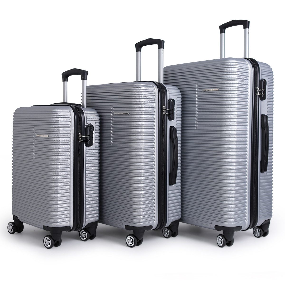 NEWCOM Hartschalen-Trolley Hartschalenkoffer / ABS Reisekoffer günstig online kaufen