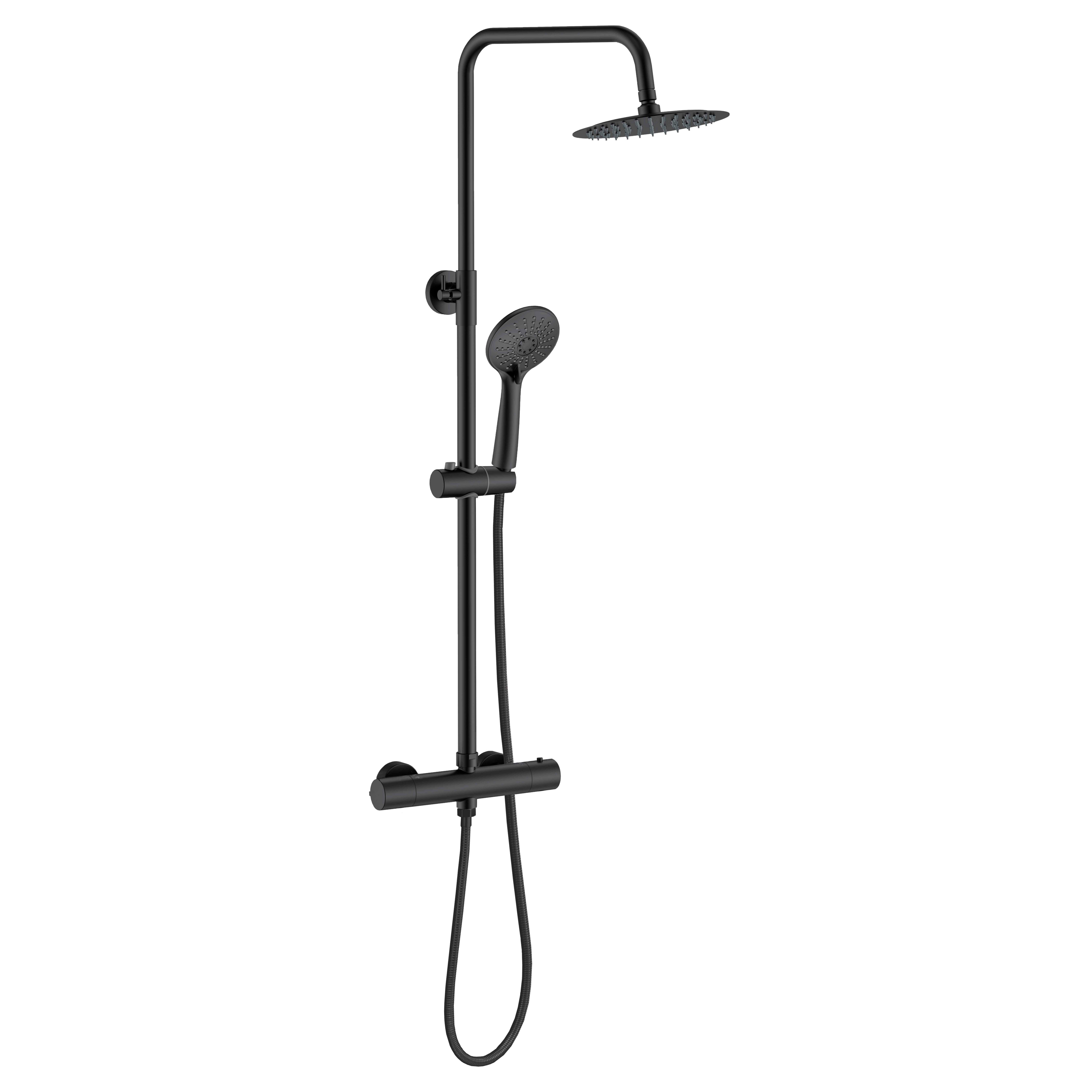 Duschparadies Duschsystem DUSCHPARADIES Thermostat-Duschsystem Edelstahl Qu günstig online kaufen