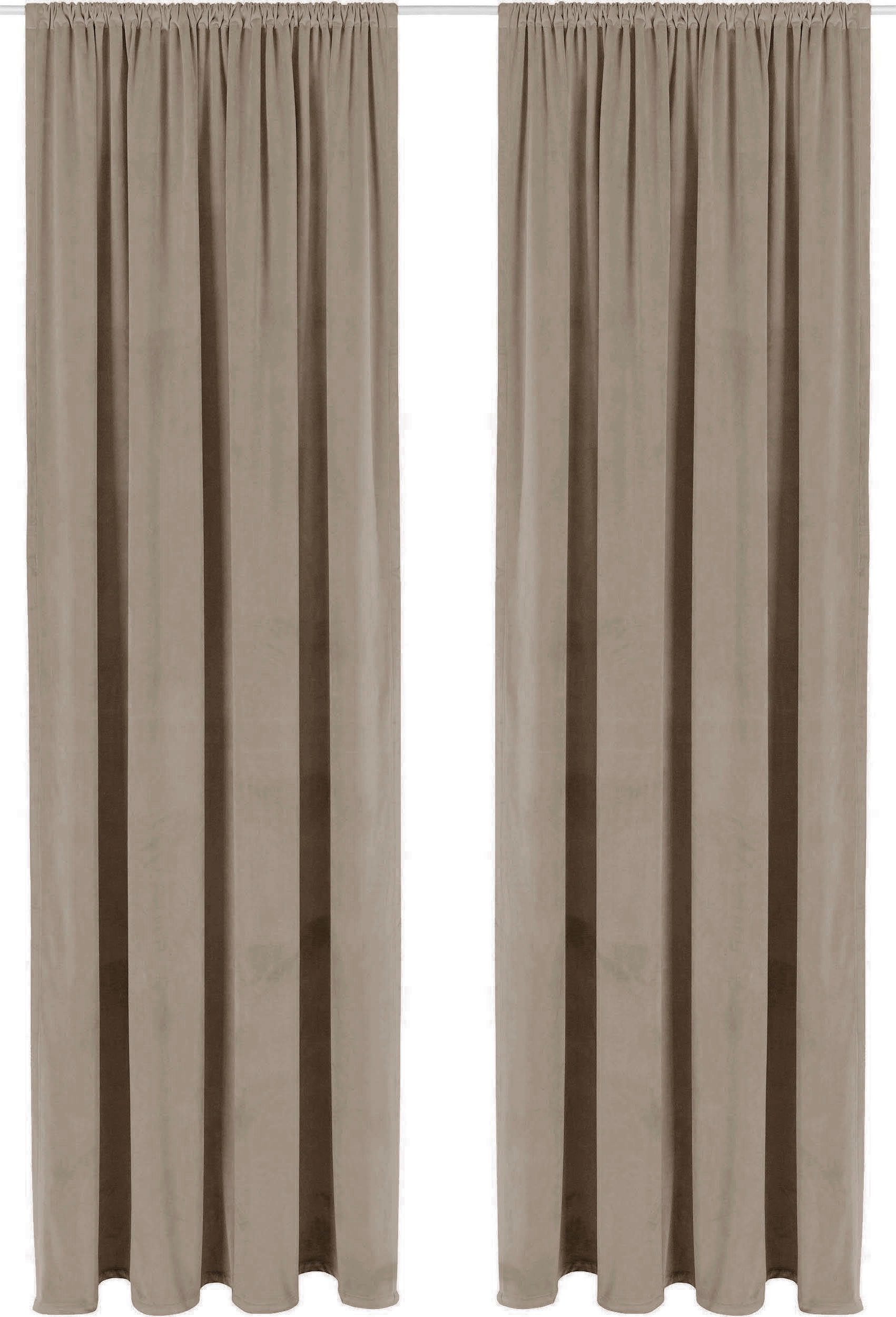 LeGer Home by Lena Gercke Vorhang Samt Ladina (1 St), Stangendurchzug, blic günstig online kaufen