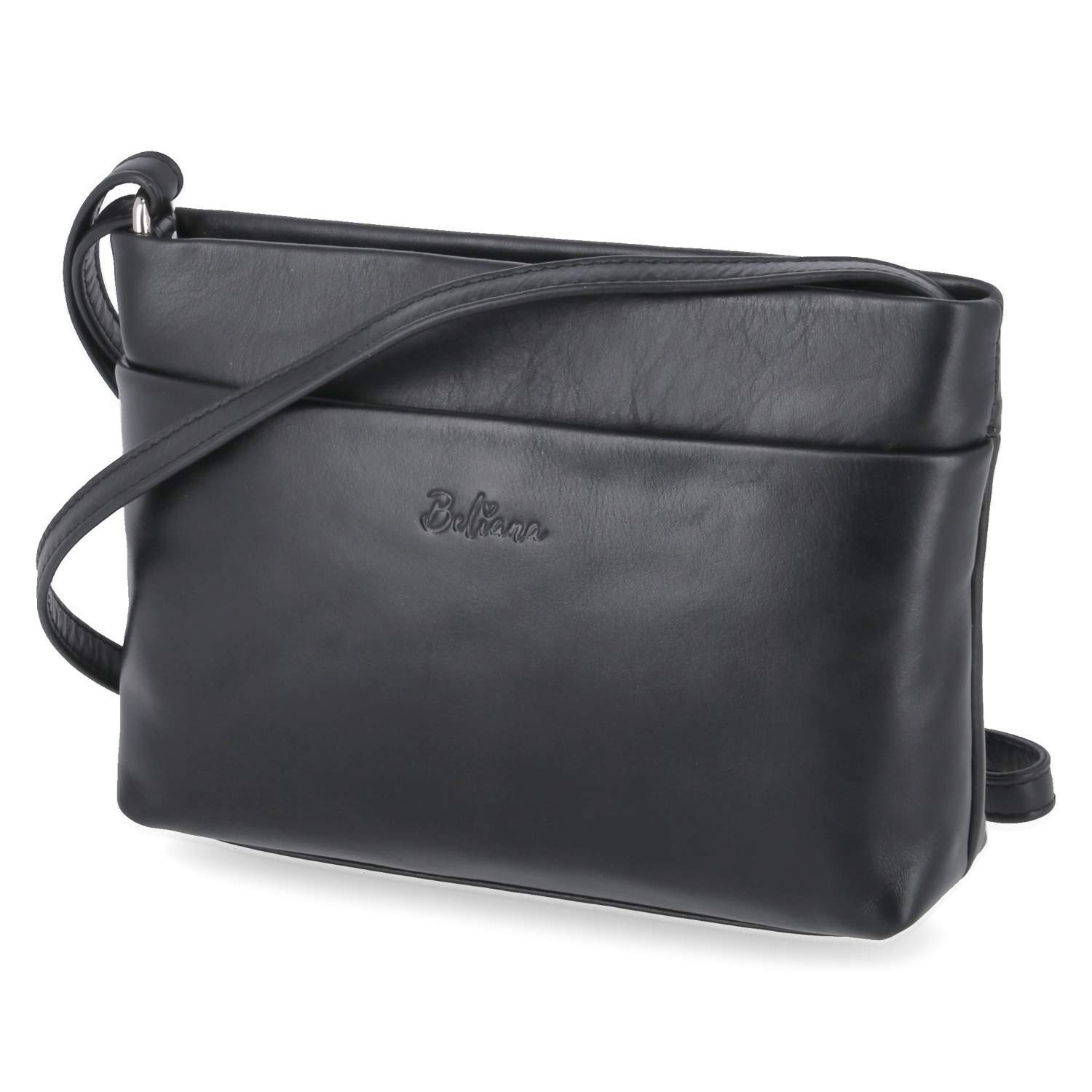 Beliana Handtasche Beliana BEL2225-01 Damen Umhängetaschen Glattleder schwarz