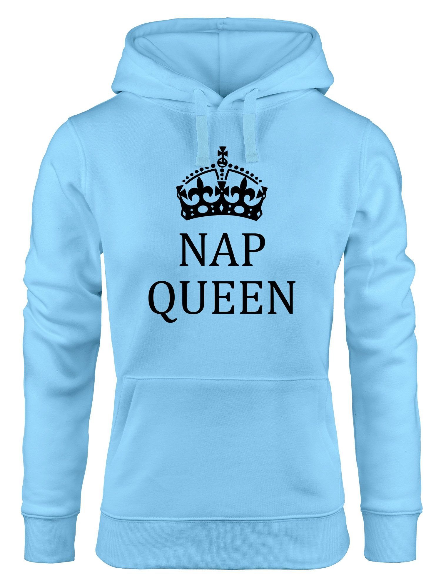 Hoodie Kapuzen-Pullover Damen NAP Queen Crown Hoodie Moonworks®