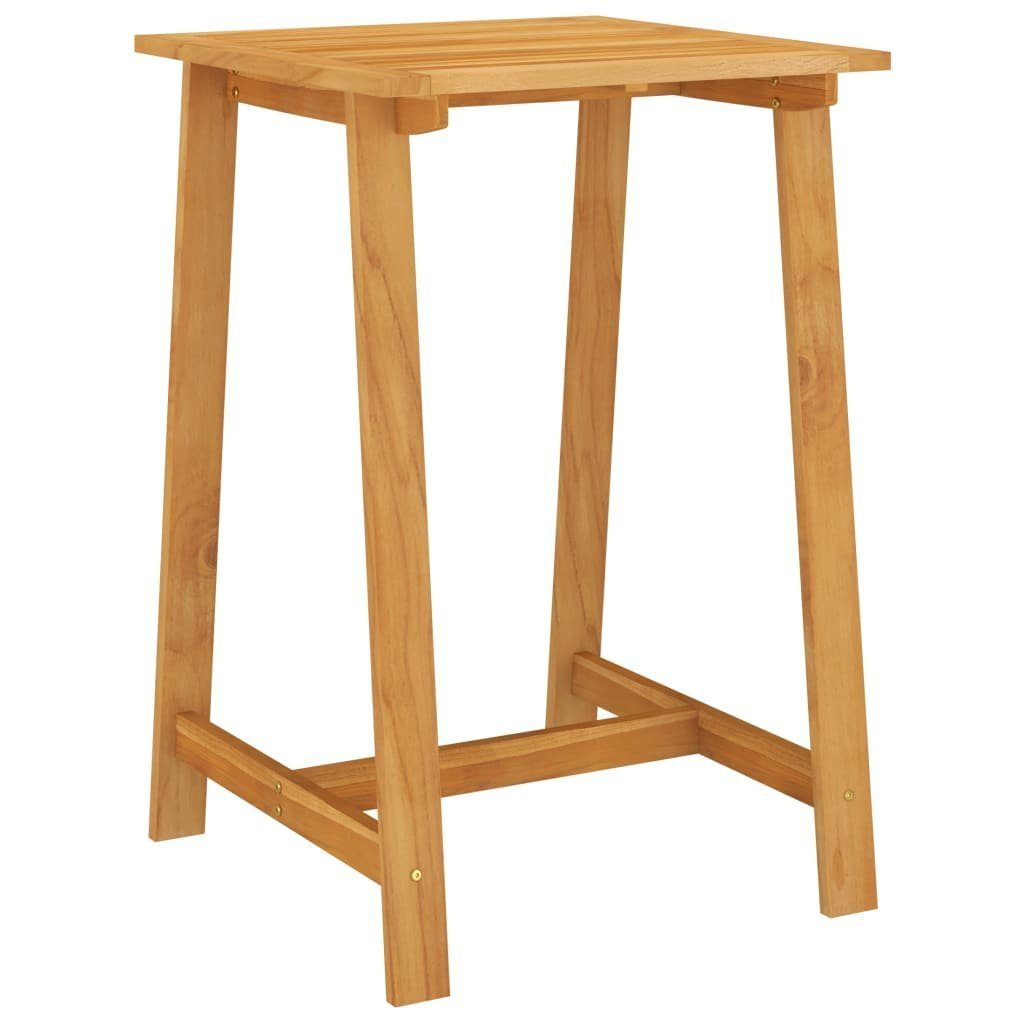 furnicato Gartentisch Stehtisch Echtholz 70 x 70 x 104 cm (1-St), Ölbehandelter Outdoor-Tisch für deinen Garten oder die Terrasse
