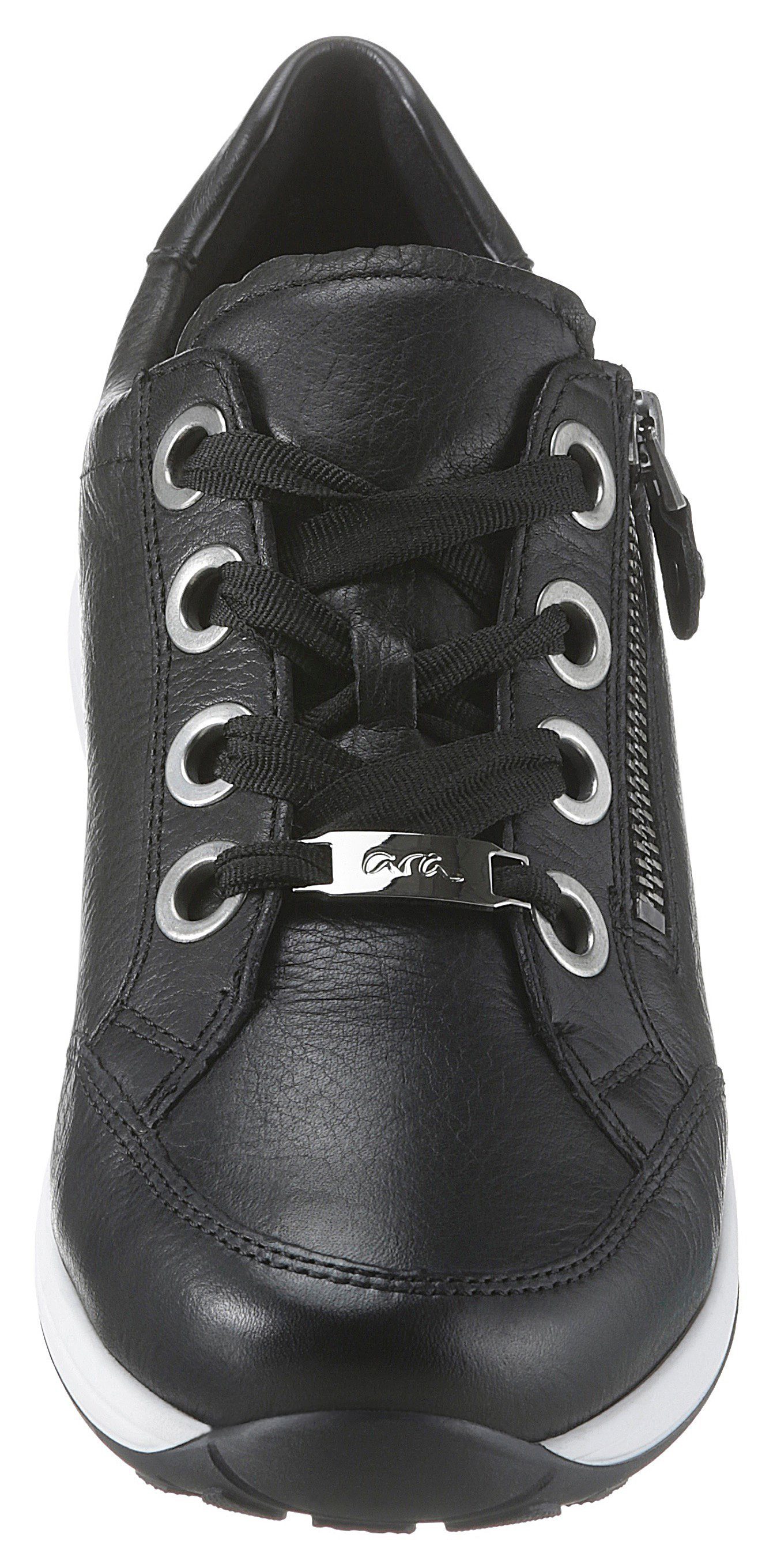 Ara OSAKA Sneaker Freizeitschuh, Halbschuh, Schnürschuh in bequemer Schuhweite G