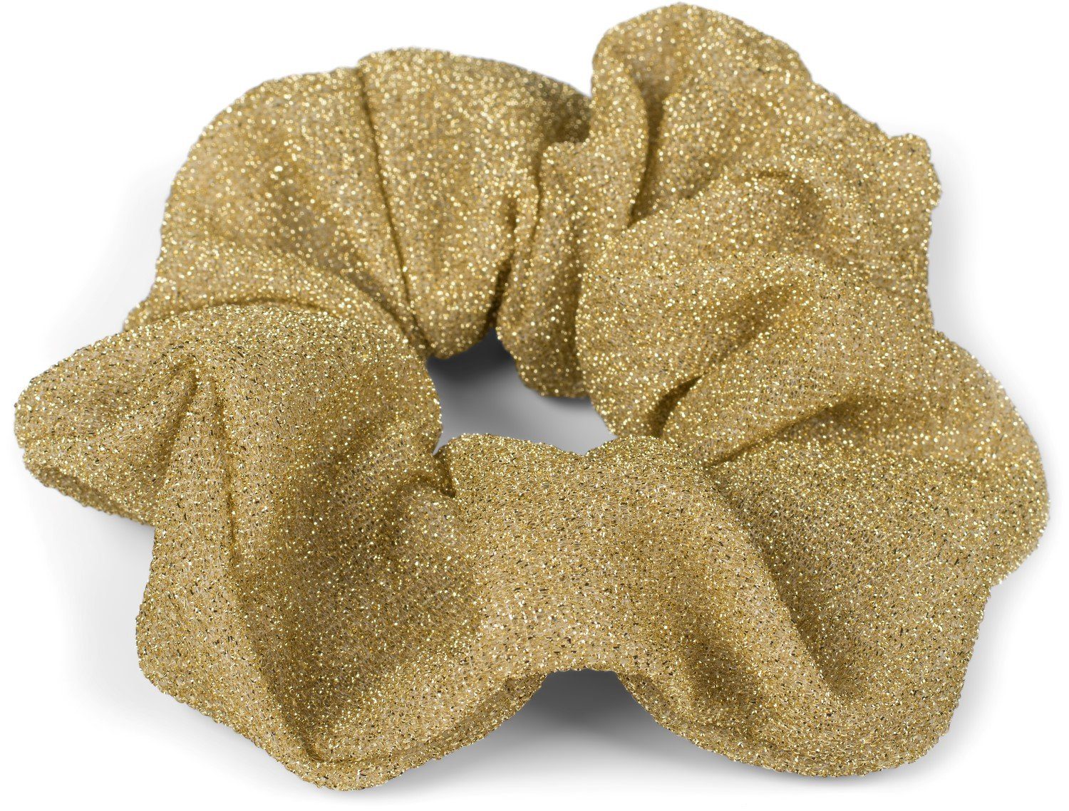 styleBREAKER Haargummi, 1-tlg., Glitzer Scrunchie Haargummi