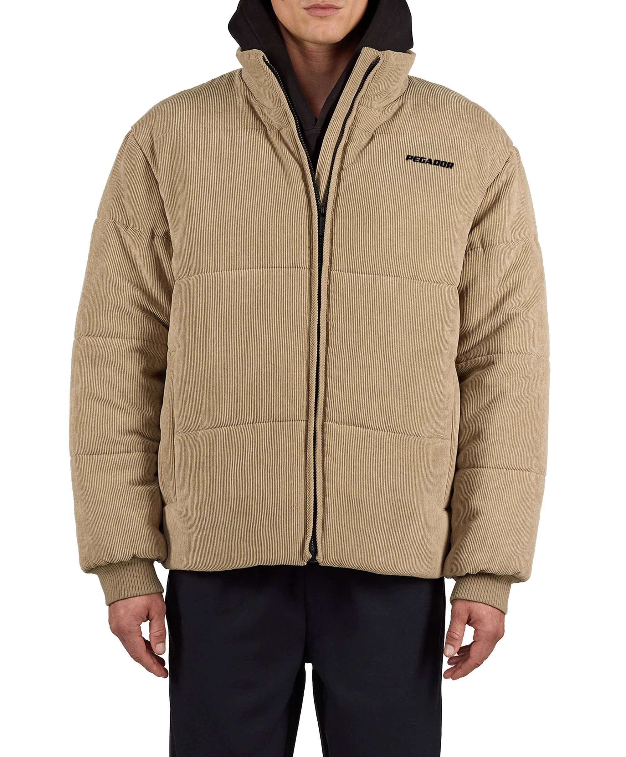 PEGADOR Steppjacke Jacke Pegador Solin Cord Puffer mit Stehkragen günstig online kaufen