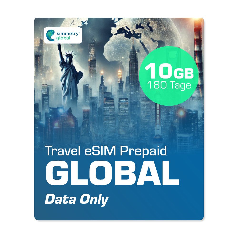 Simmetry Travel eSIM Global - 10 GB Prepaidkarte
