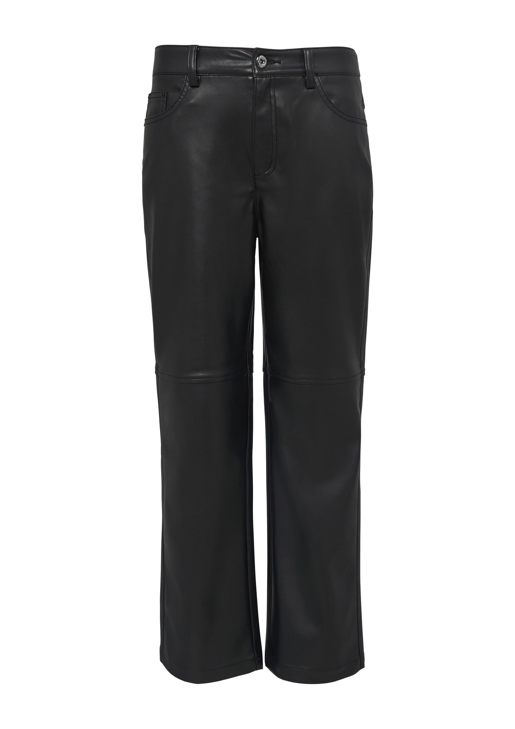 s.Oliver 7/8-Hose Hose Kunstleder-Hose mit Ziernähten günstig online kaufen